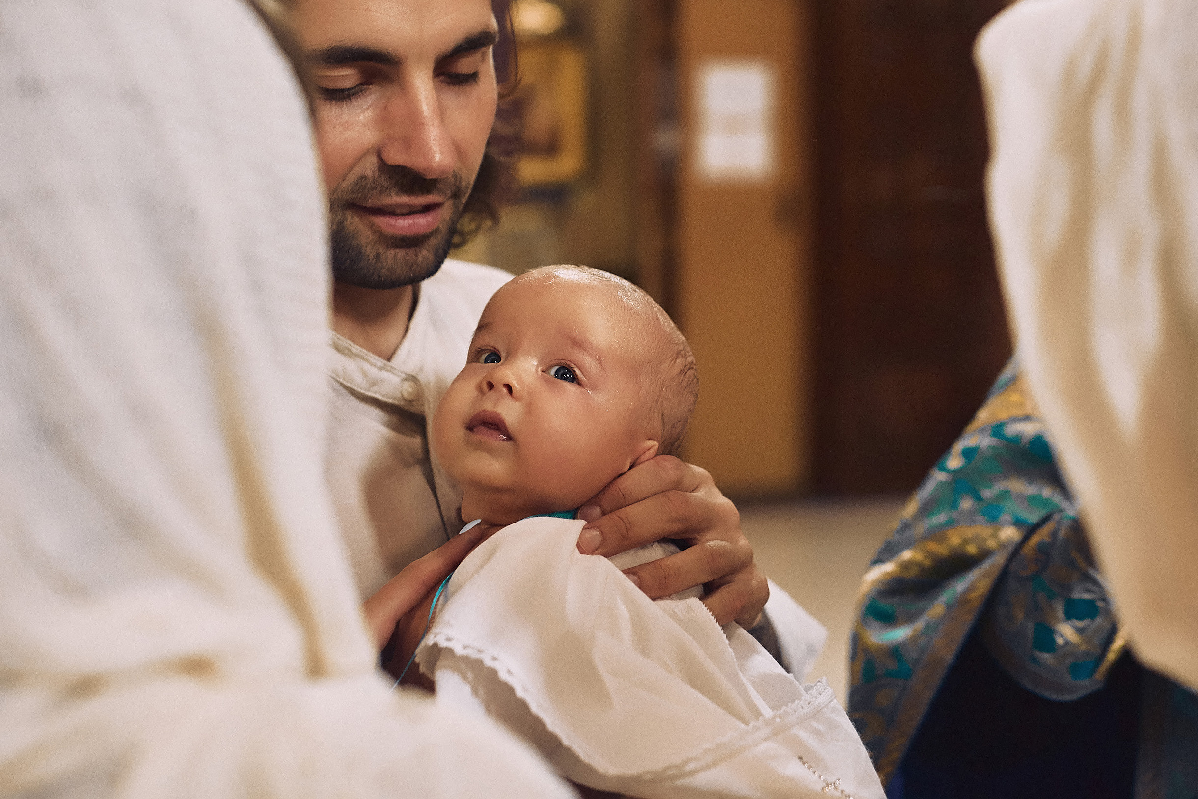 Таинство крещения в Церкови иконы Божией Матери Одигитрия Иерусалимского. Свадебный и семейный фотограф Владимир Карамышев