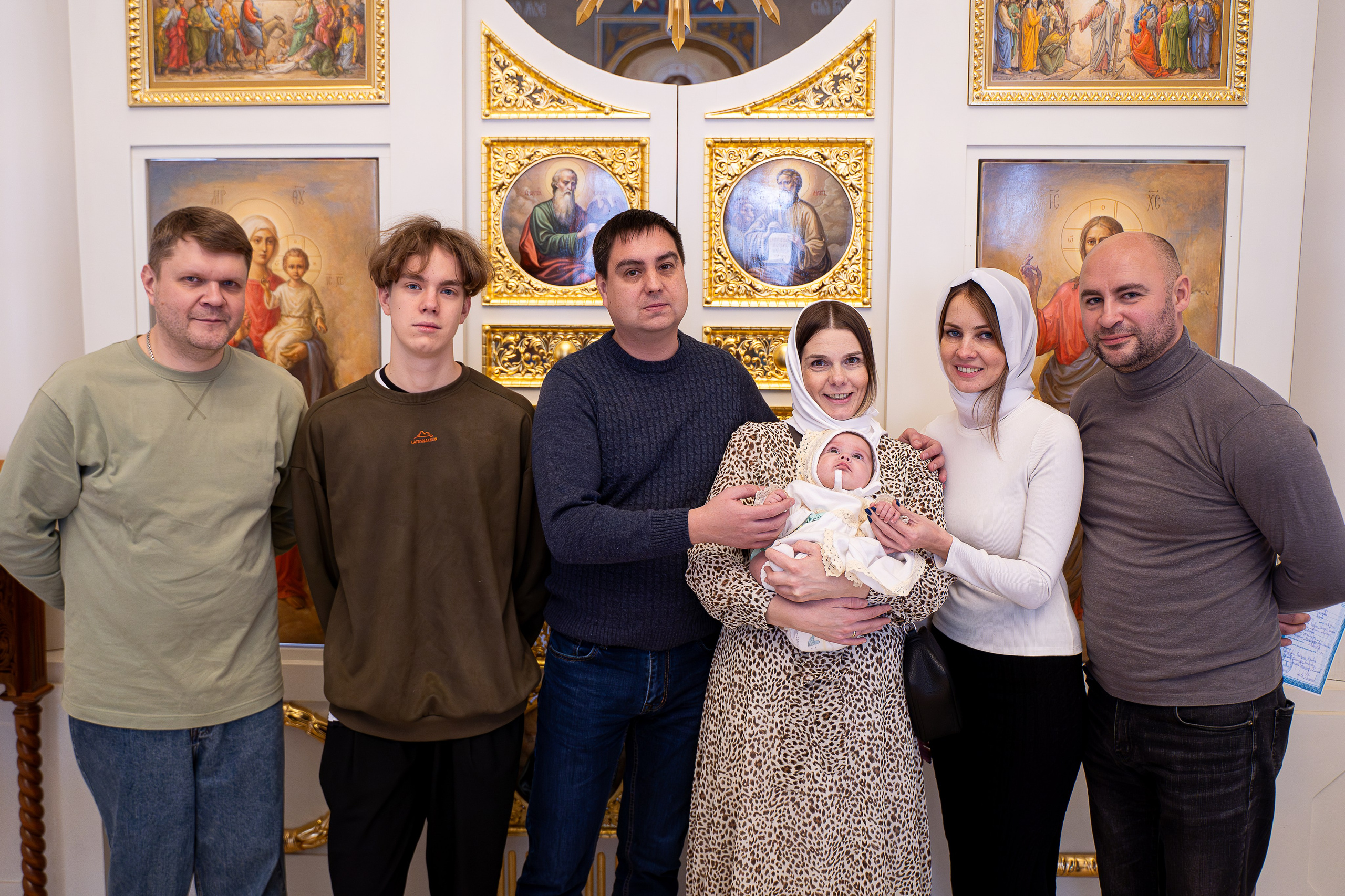 Двойное крещение. Фотограф на роды Москва Ольга Летучева