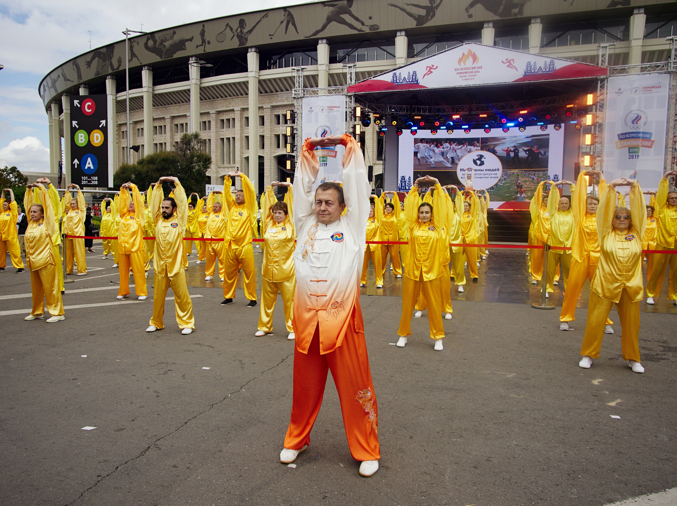 ХХХ Всероссийский олимпийский день. Лужники-2019 год. Фотограф Никифоров-Гордеев Сергей. Москва и МО