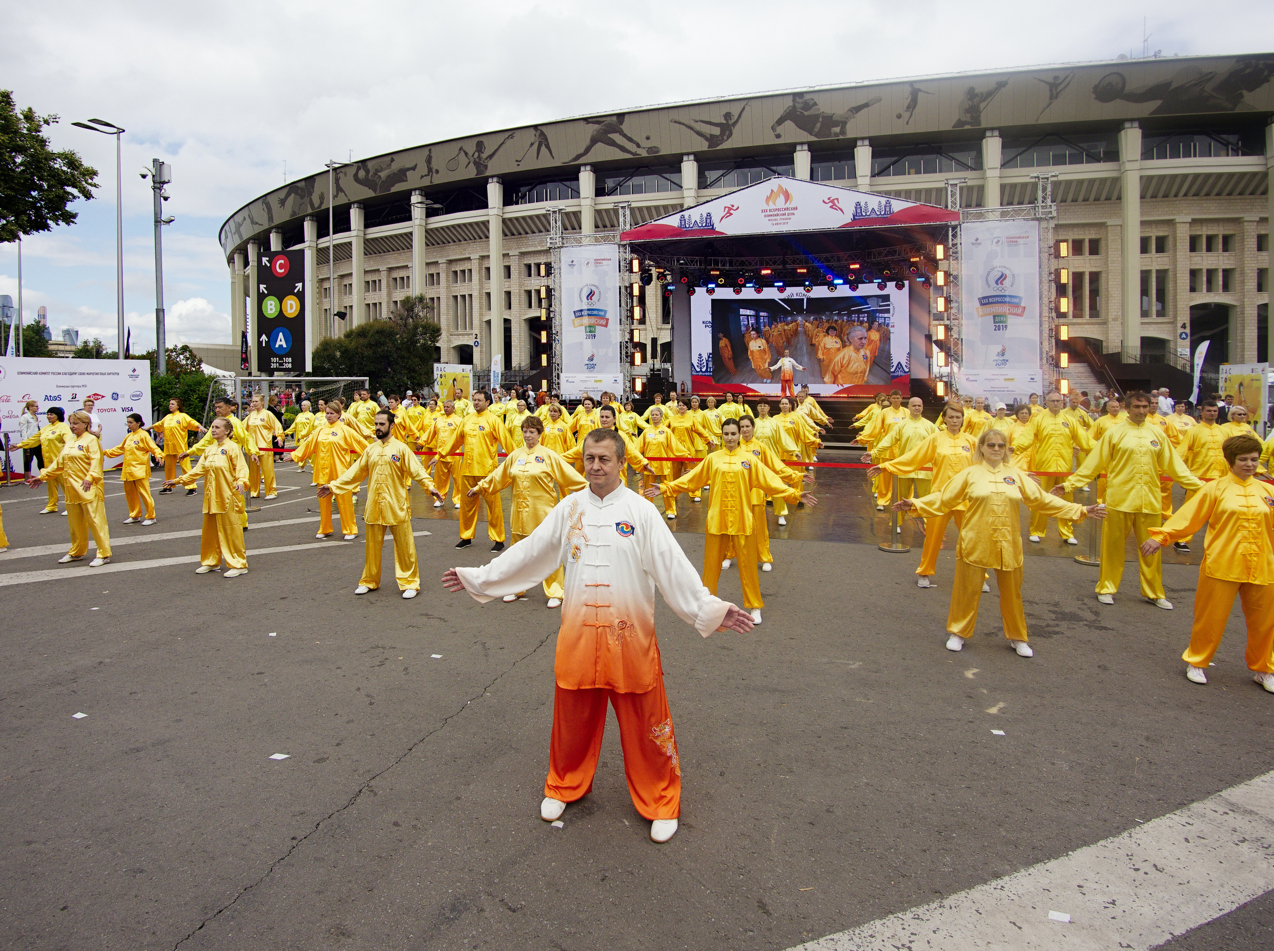ХХХ Всероссийский олимпийский день. Лужники-2019 год. Фотограф Никифоров-Гордеев Сергей. Москва и МО