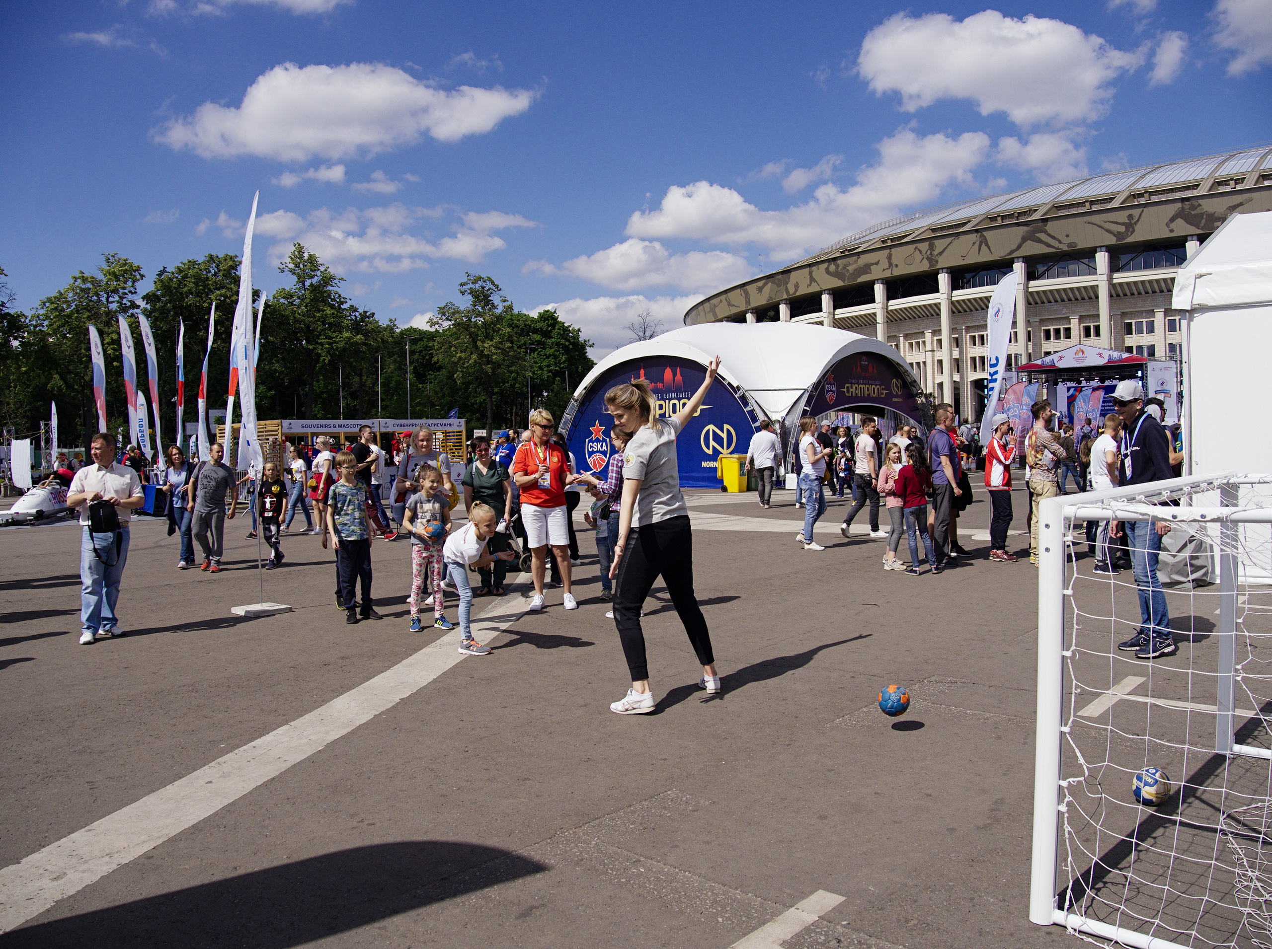 ХХХ Всероссийский олимпийский день. Лужники-2019 год. Фотограф Никифоров-Гордеев Сергей. Москва и МО