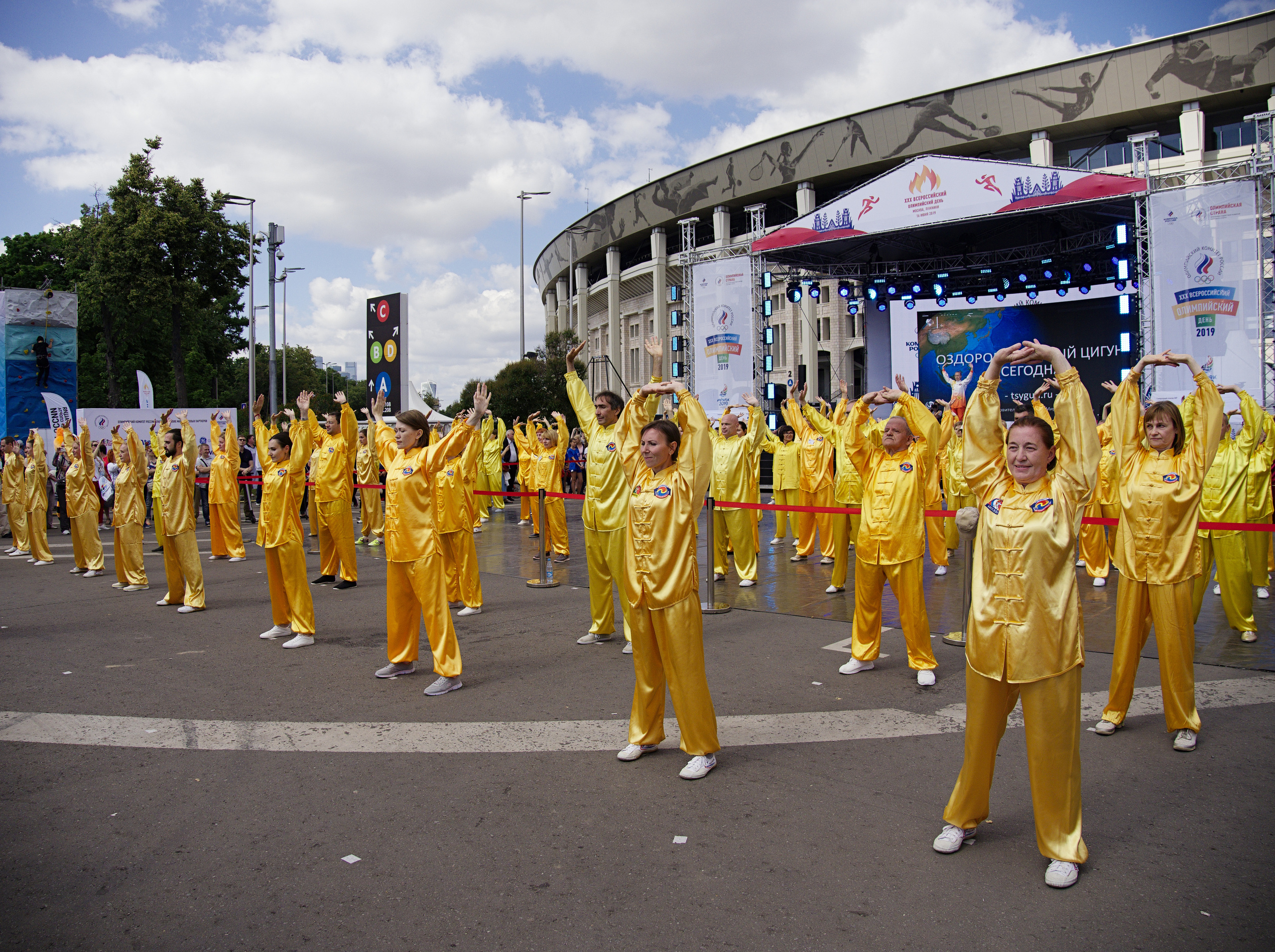 ХХХ Всероссийский олимпийский день. Лужники-2019 год. Фотограф Никифоров-Гордеев Сергей. Москва и МО