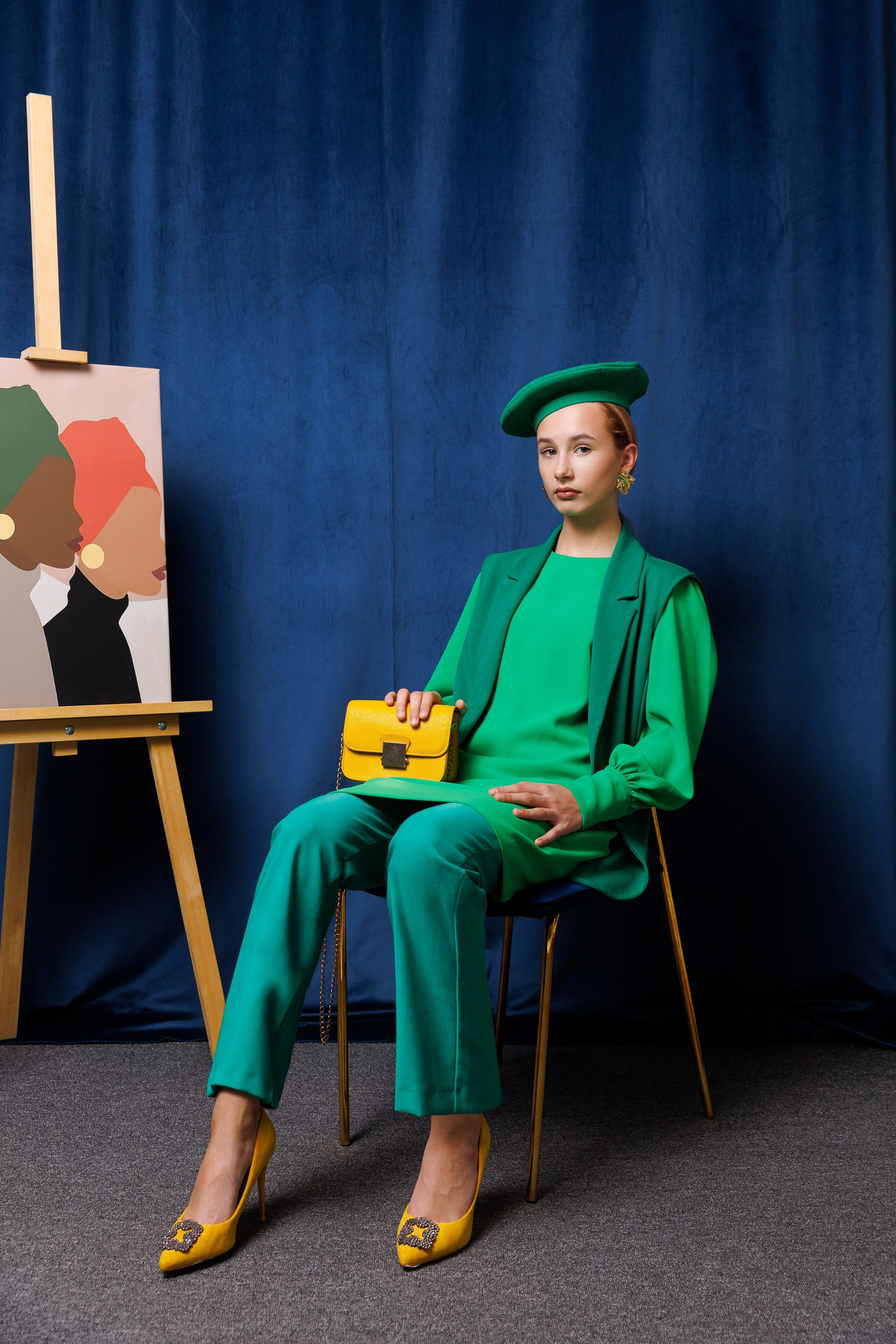 Look book в образе художницы. Натали де Шан | исследователь моды, креативный стратег