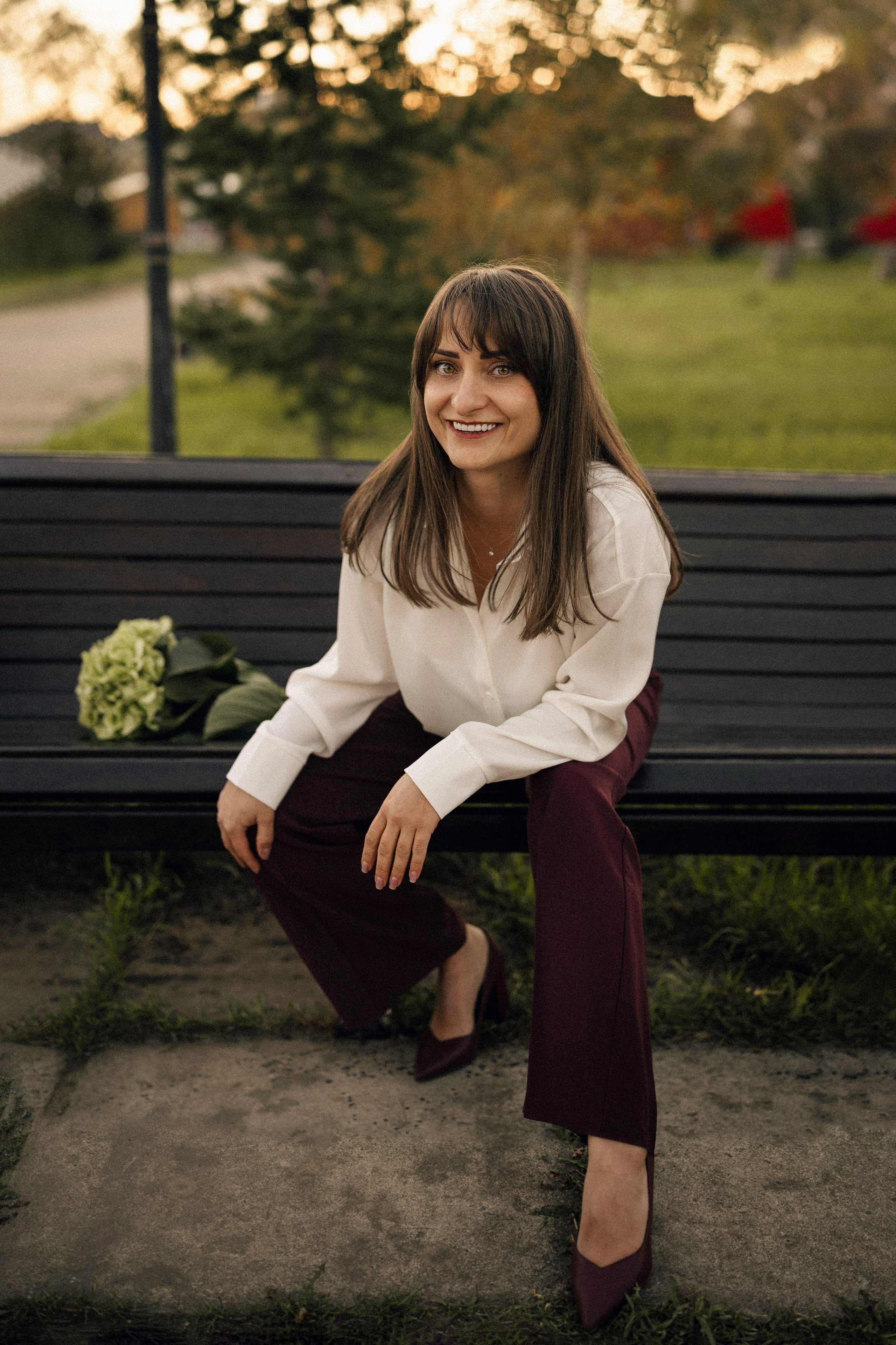 Натали с гортензией. Портретный, семейный и свадебный фотограф в Нарьян-Маре