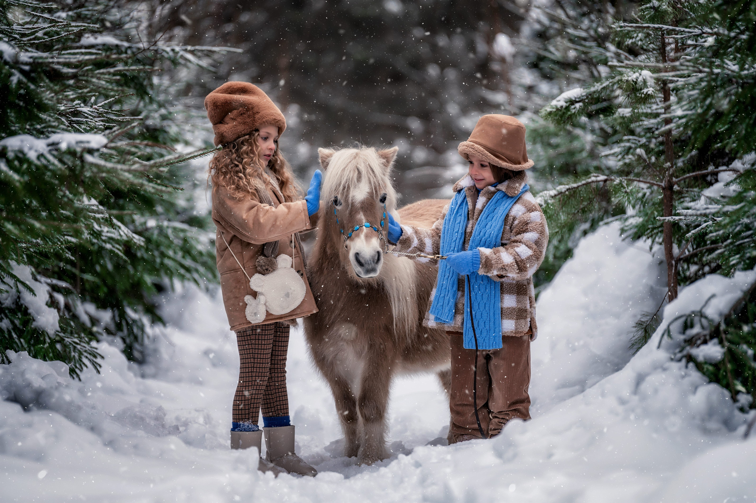 Новогодняя фотосессия Кирилла и Кати в Москве. Бизнес фотограф в Москве Алексей Кознев