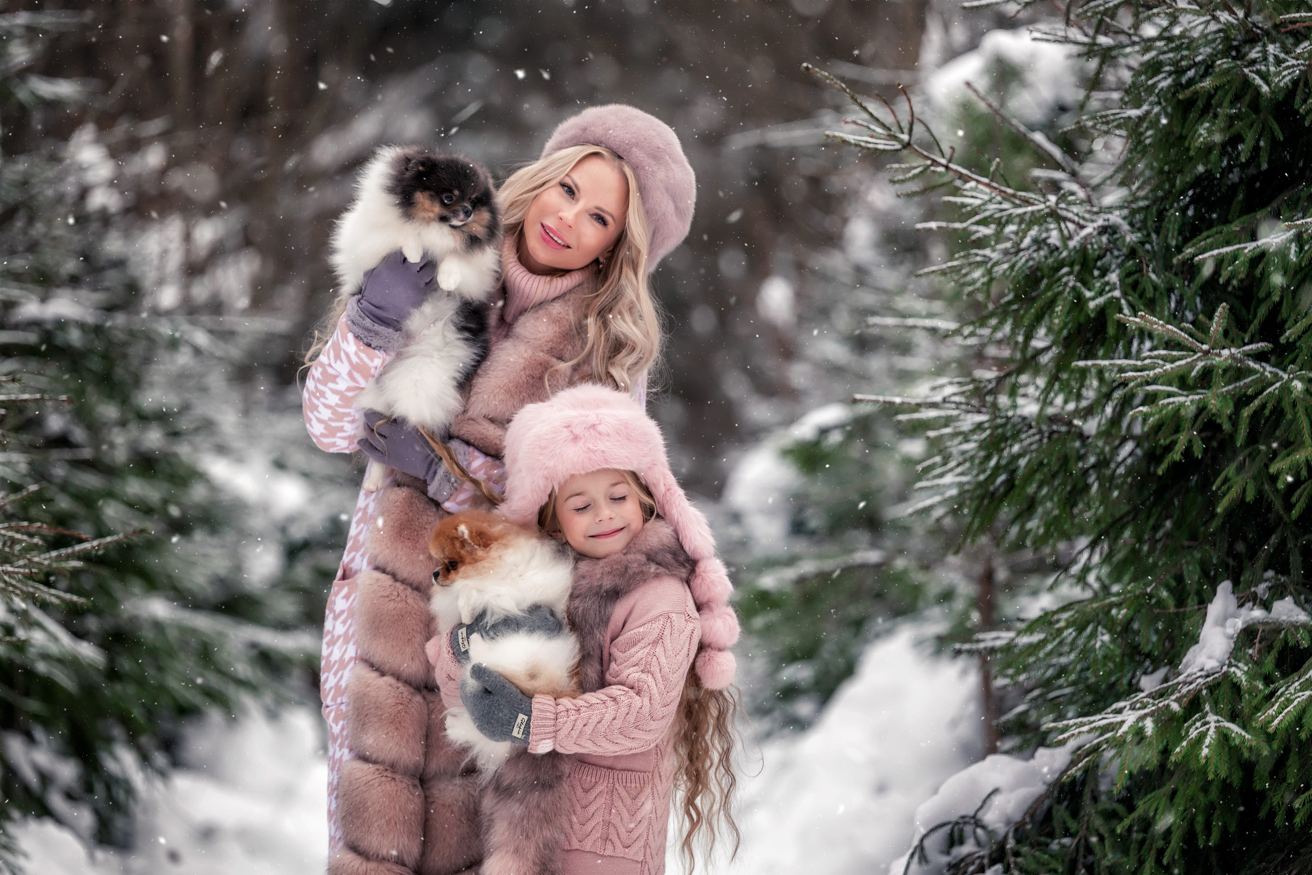 Семейная фотосессия Альбины и Кати в Москве. Бизнес фотограф в Москве Алексей Кознев