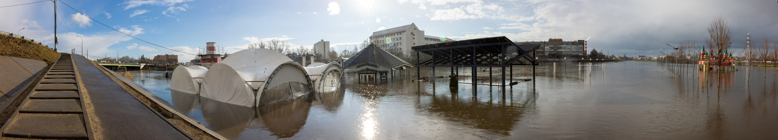Паводок на Оке. Фотограф в Туле Крупский АнДРей. Фотостудия «КАДР71» в Туле