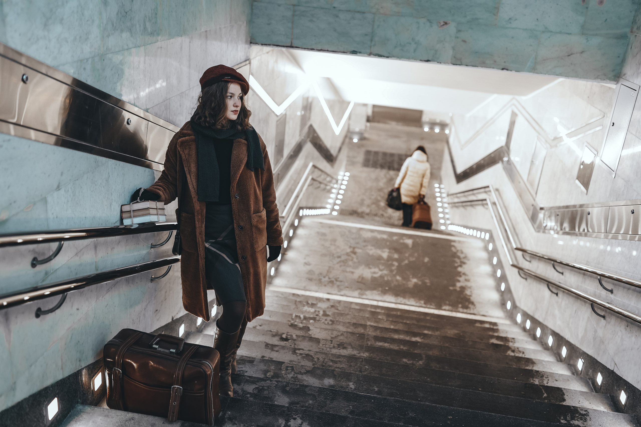 Фотосессия на жд вокзале. Профессиональный фотограф в Москве, Подмосковье