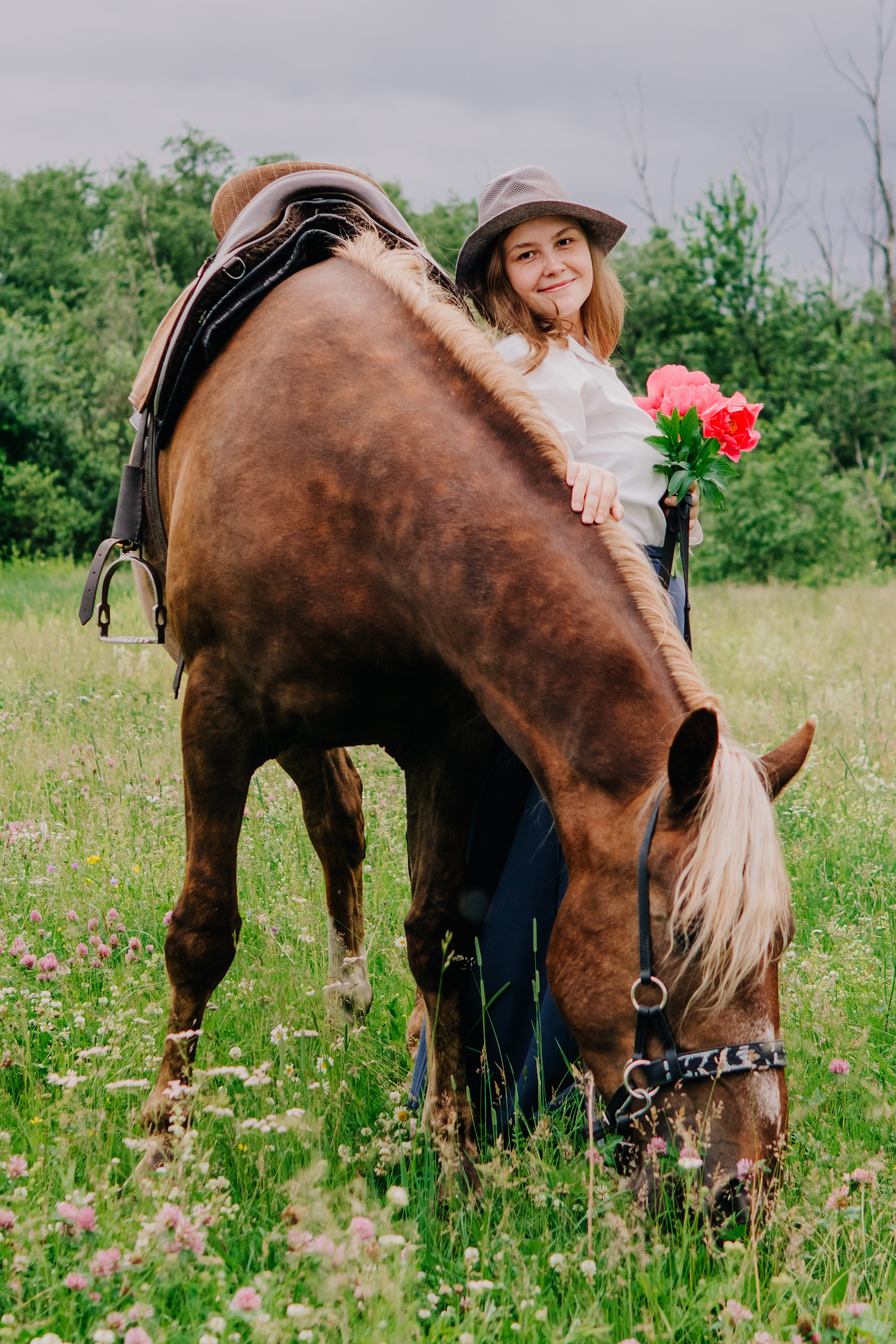 Life with horse. Saamill