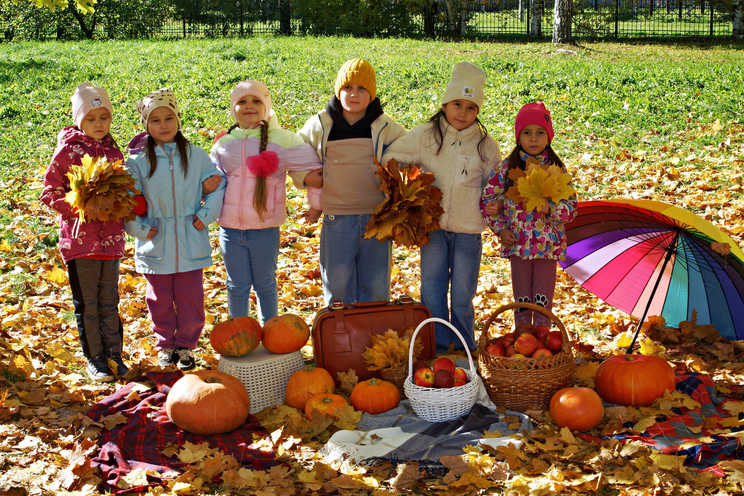Осенняя фотосессия в детском саду г. Йошкар-Ола
