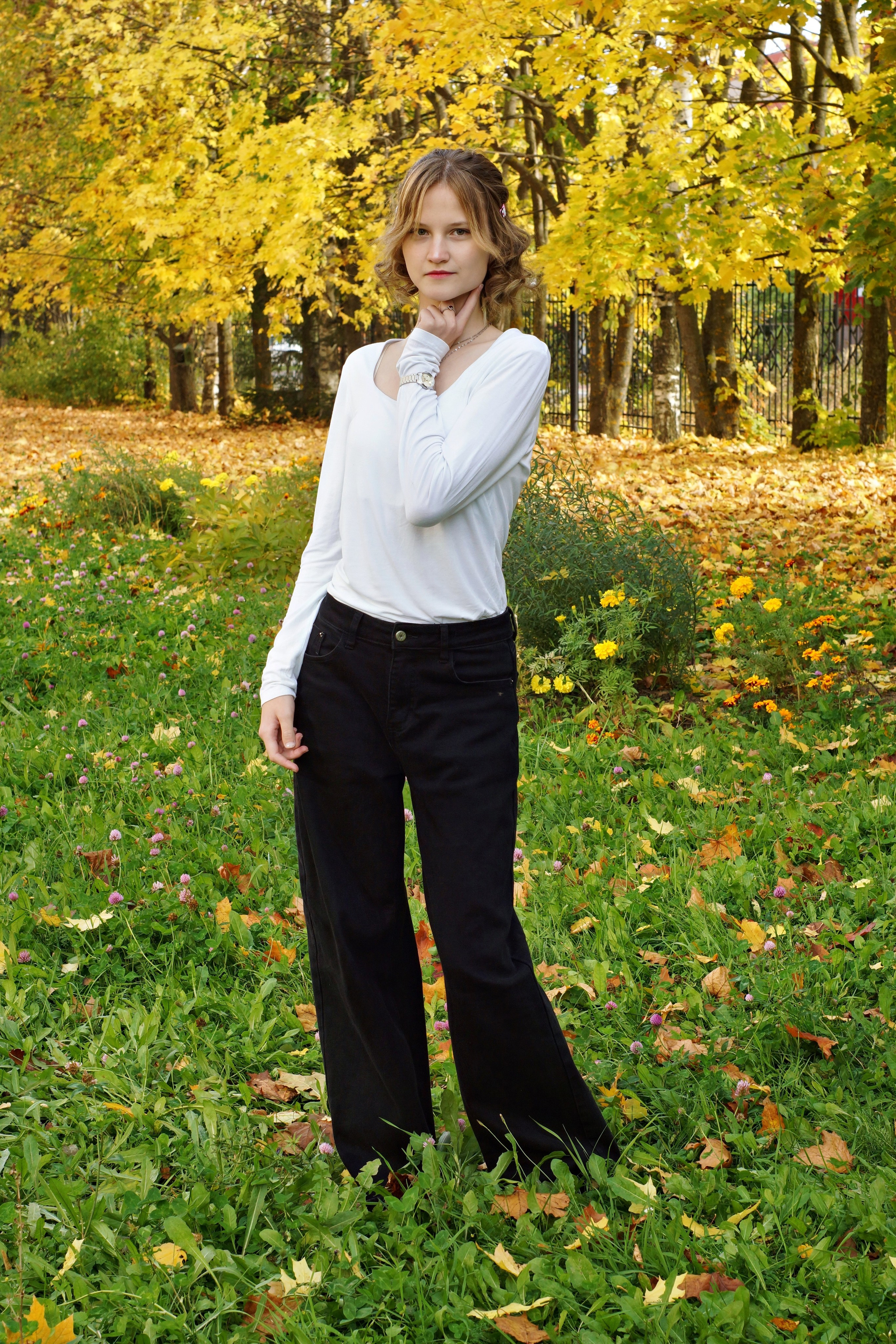 Осенняя фотосессия в школе г. Йошкар-Ола