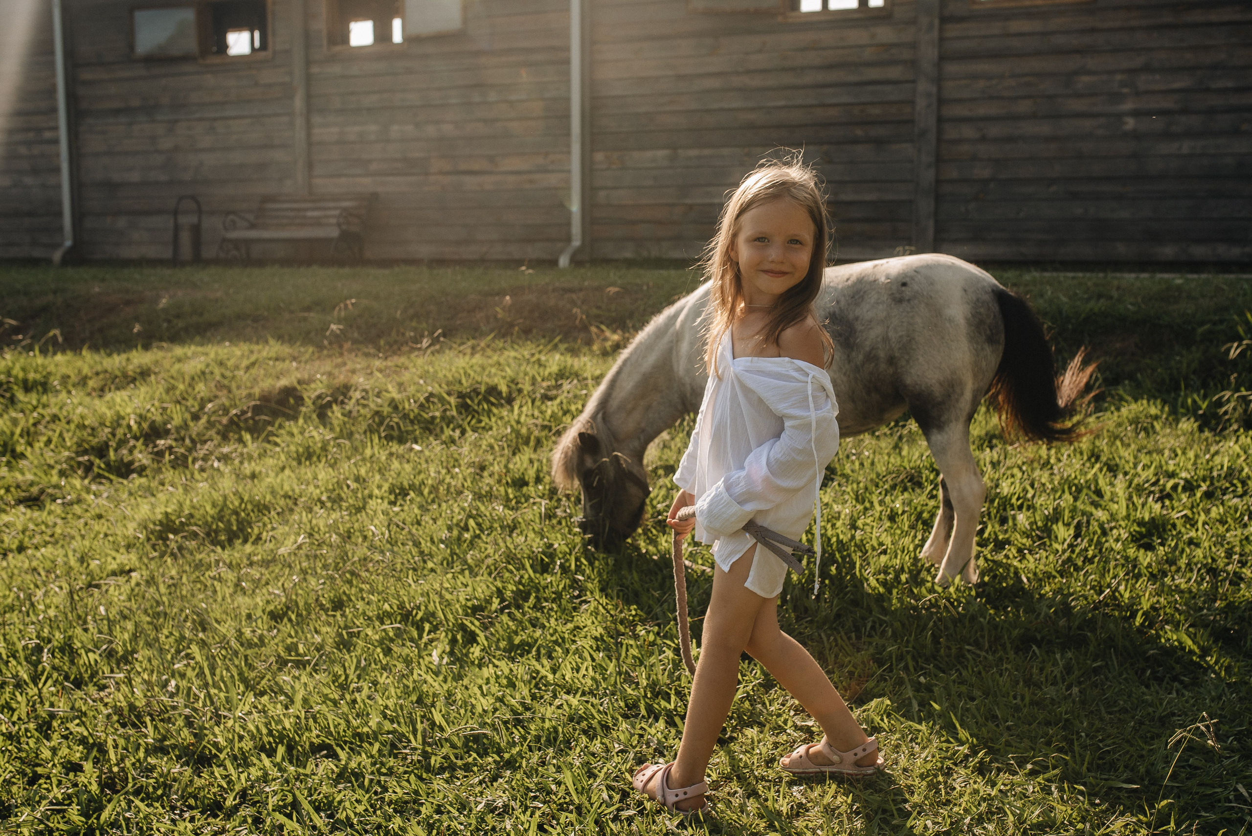 На ферме. Семейная фотосессия в Новосибирске от фотографа Ольги Коваль