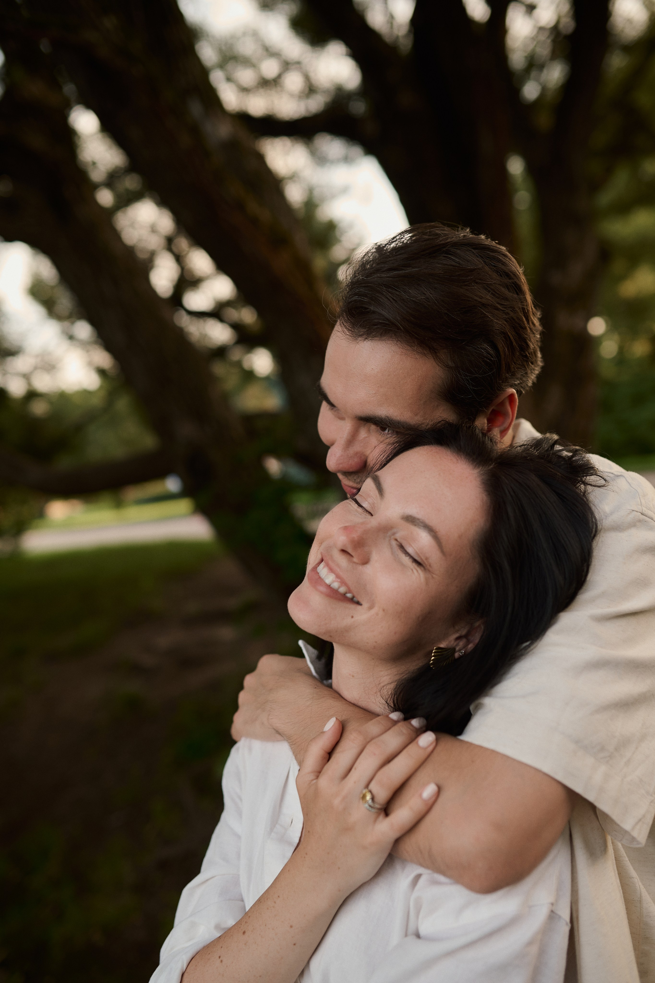 Рохус, Юля и Оливия в парке Останкино. Семейный и свадебный lifestyle-фотограф в Москве Мария Петрова