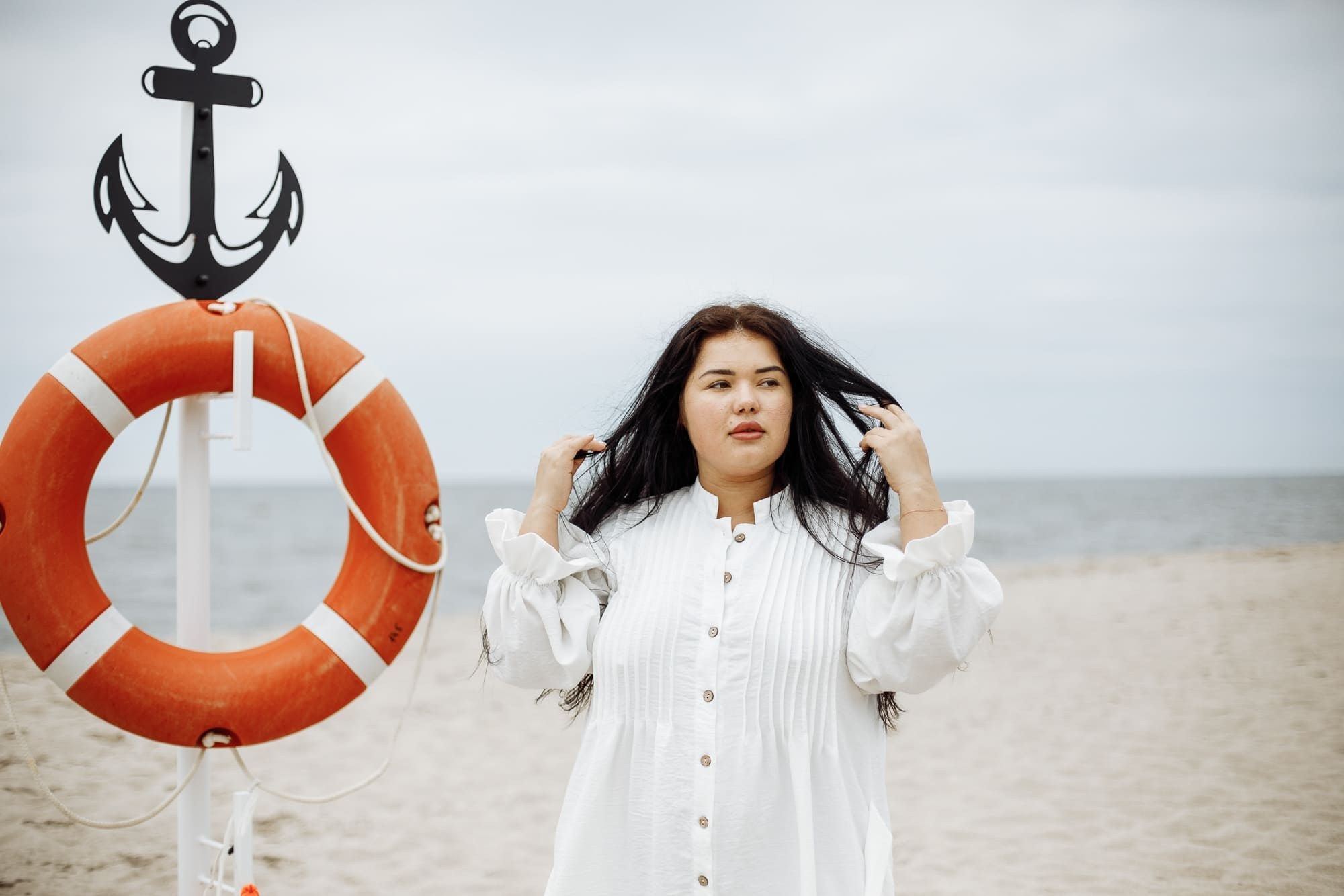 Фотосессия на заливе. Юлия Лисняк, контент-фотограф в Санкт-Петербурге