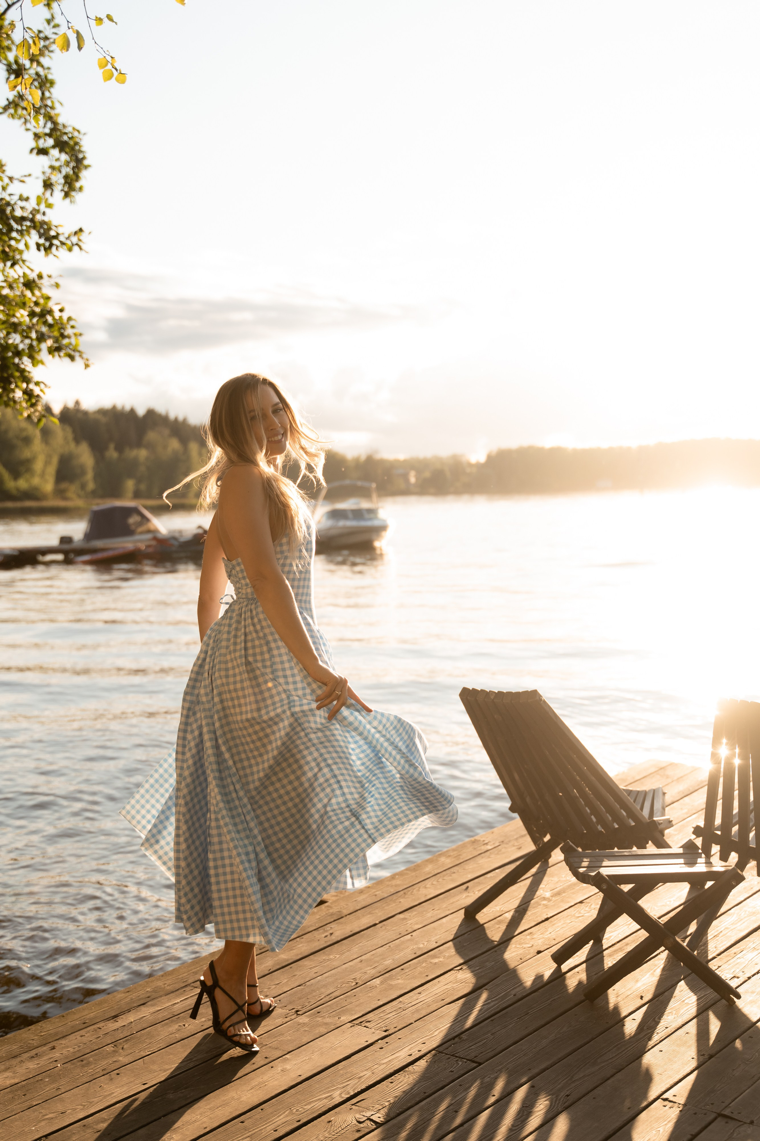Летний день рождения Лены в яхт-клубе. Портретный и свадебный фотограф Алла Карени Москва