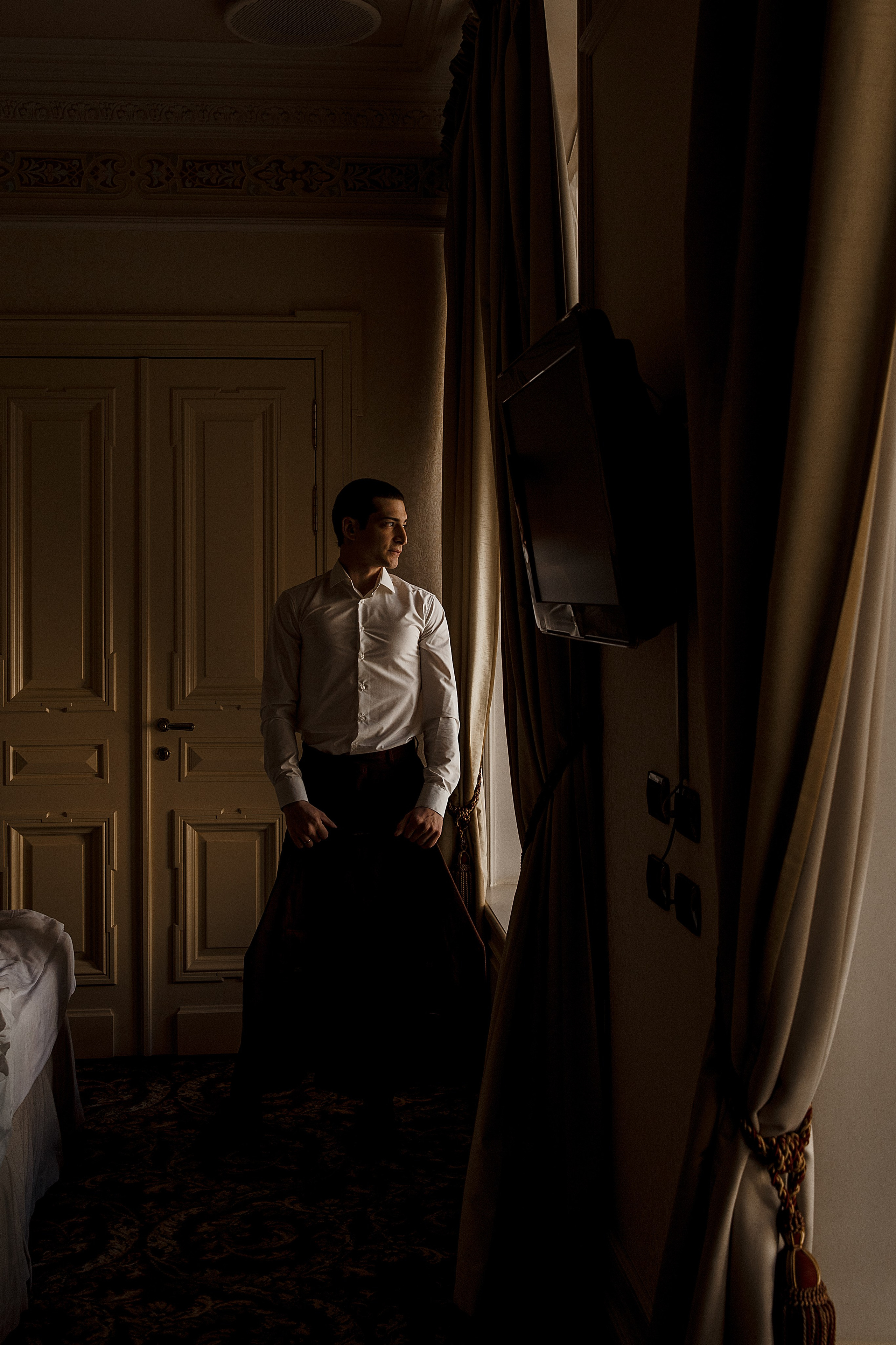 Утро в отеле Талион. Свадебный фотограф Санкт-Петербург  Москва