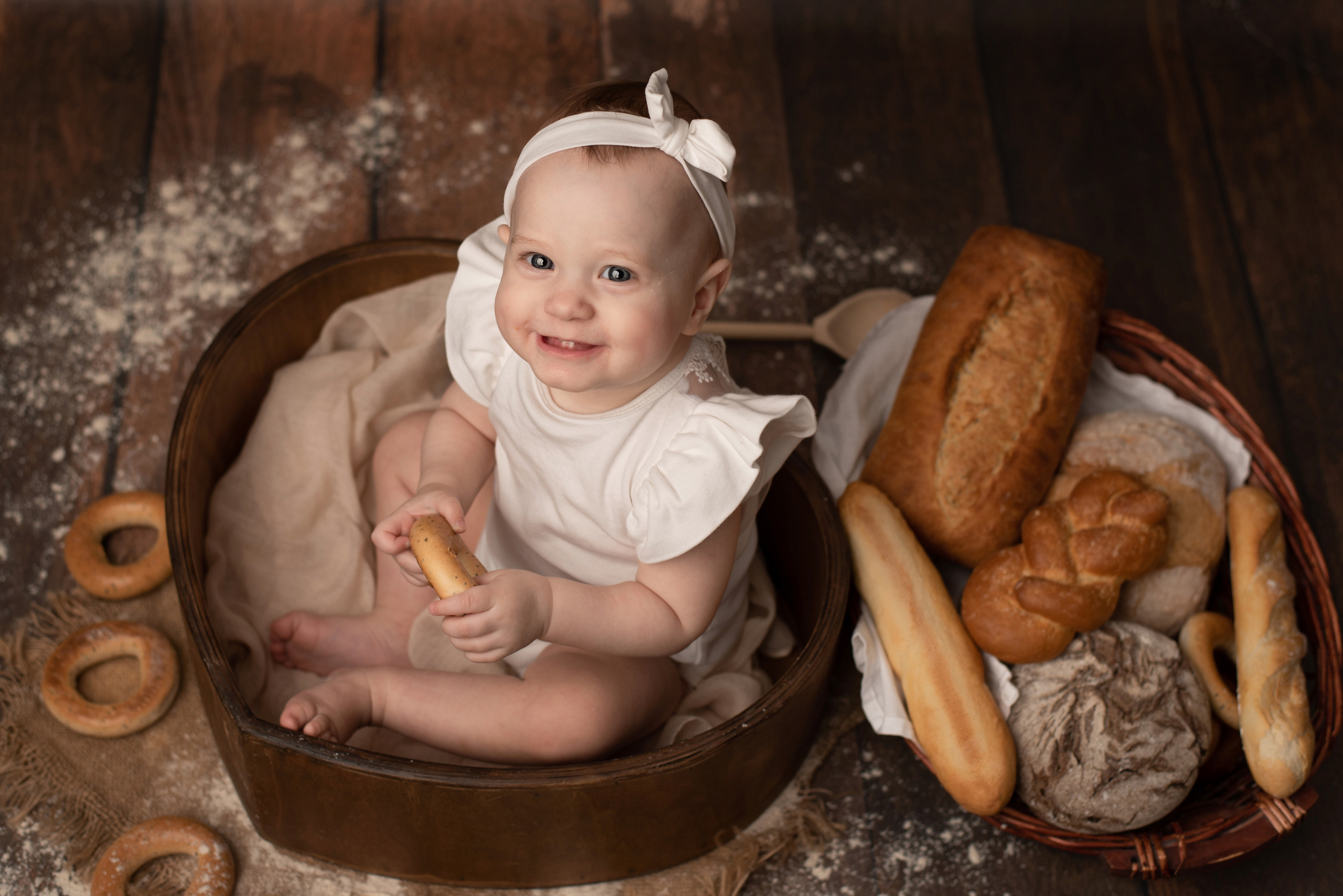 Фотосессия на годик. Фотограф новорождённых и детей до года в Санкт-Петербурге