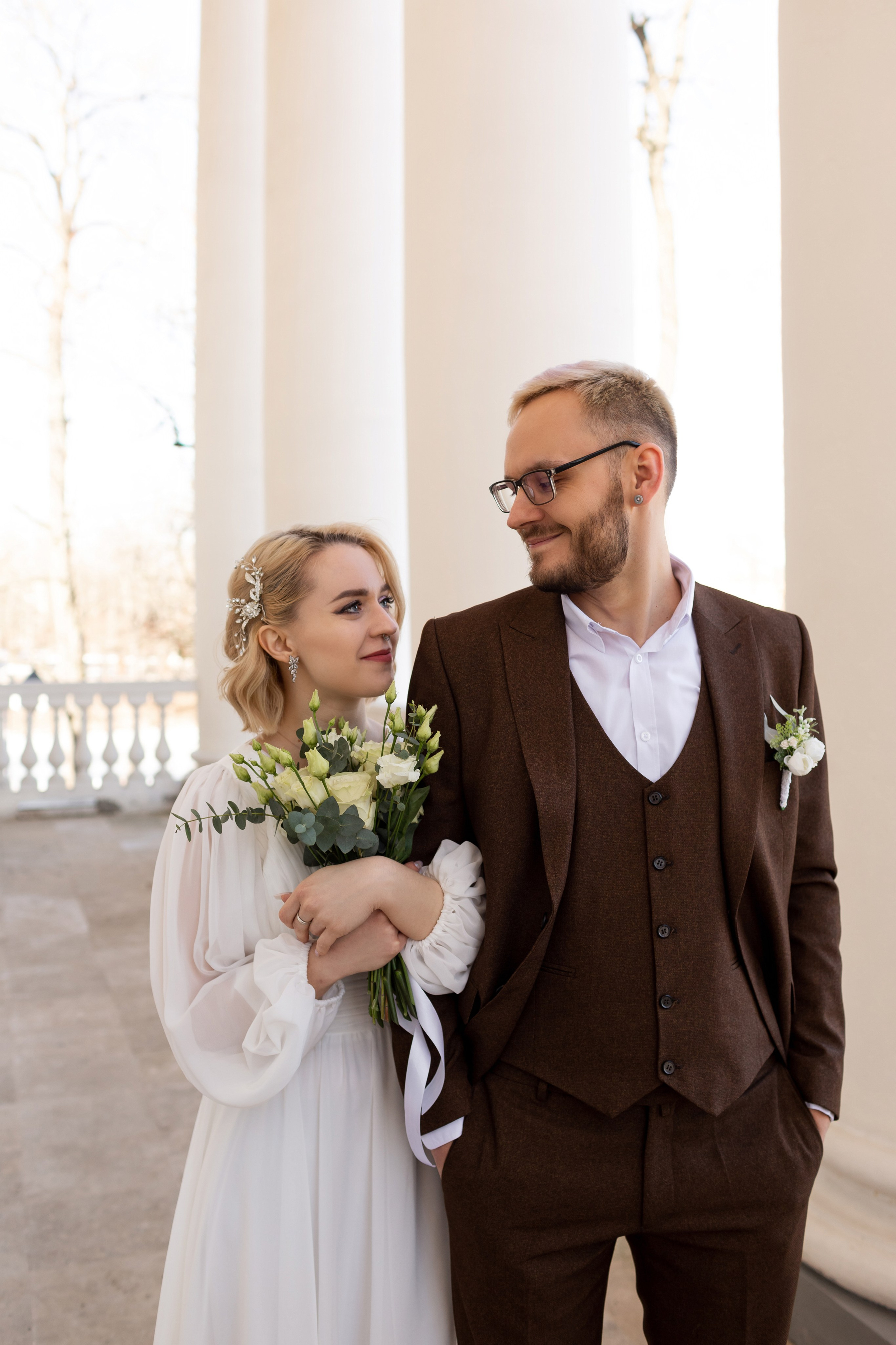 Свадебная фотосессия в Пушкине. Свадебный фотограф Кирилл Белый