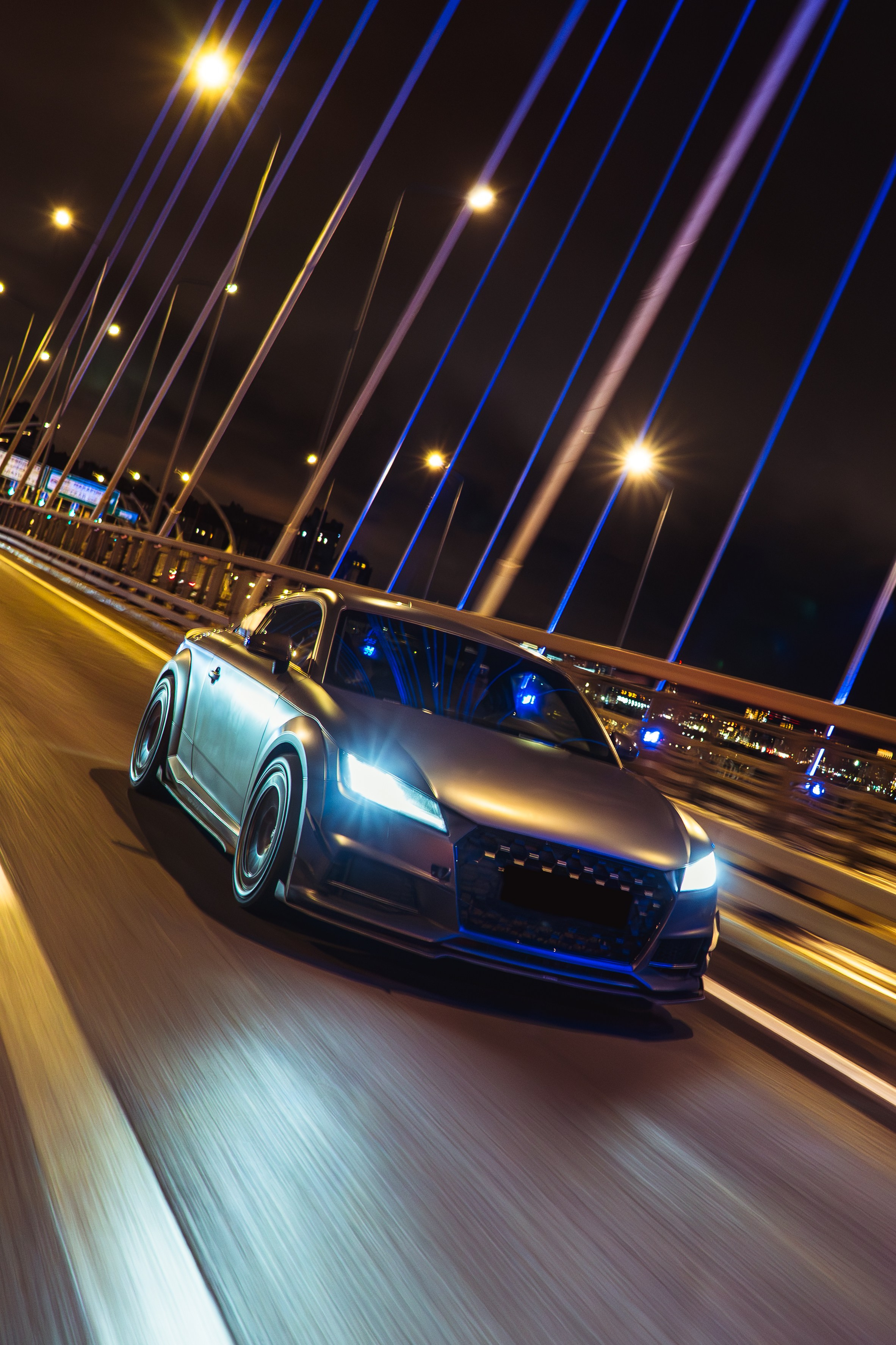 Audi TTs Night ed. Автомобильный фотограф в Санкт-Петербурге