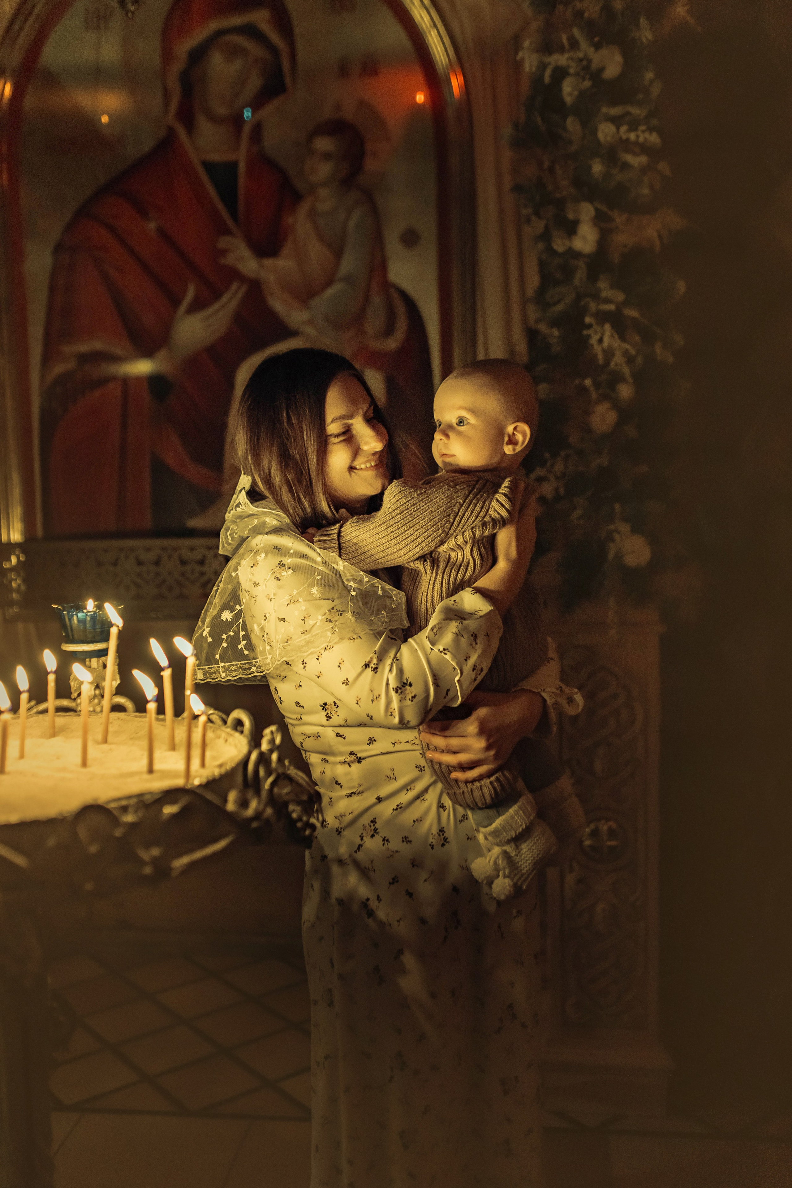 Крещение Матвея, храм Святой Троицы, декабрь 2025