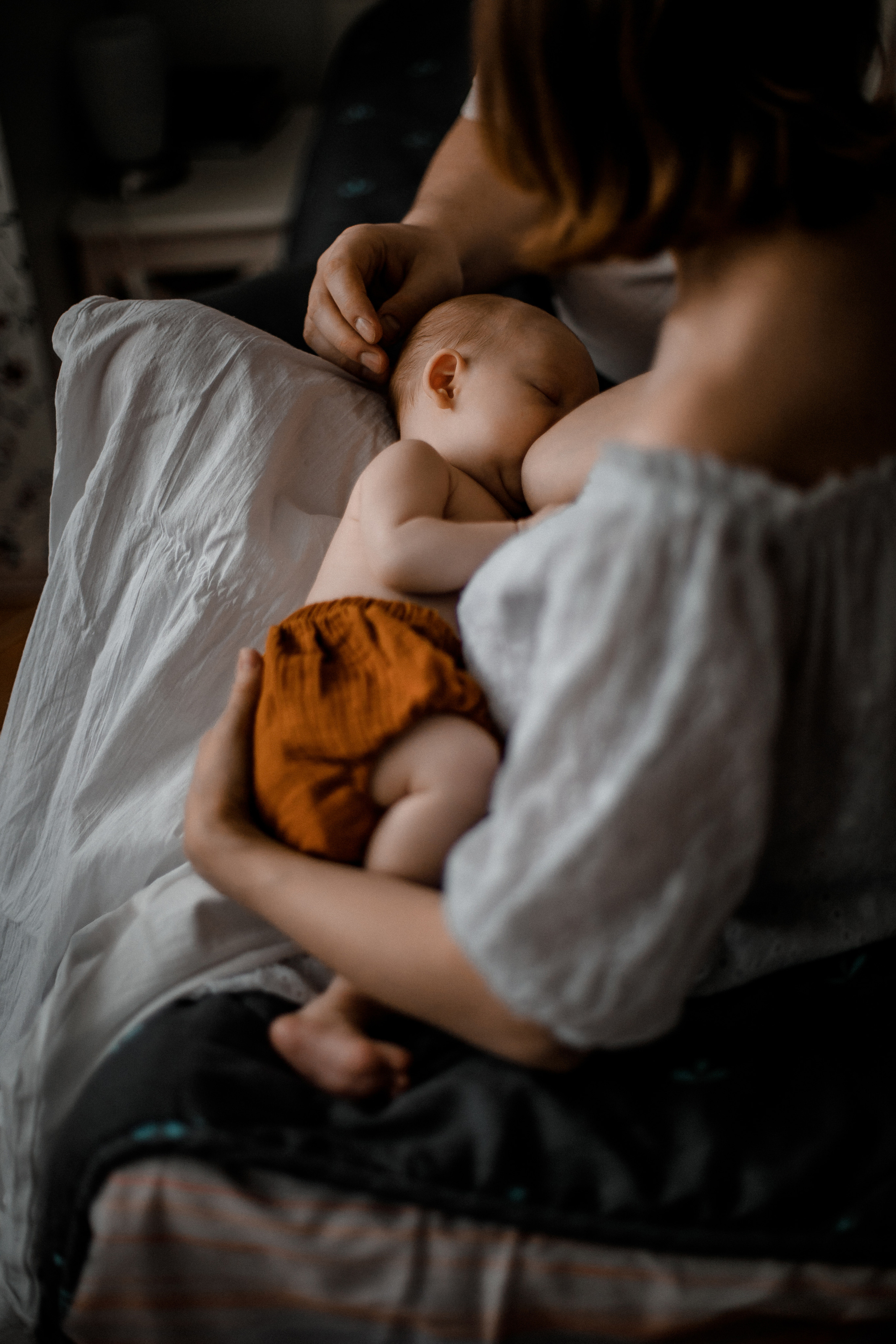 Фотосессия новорожденного дома Москва