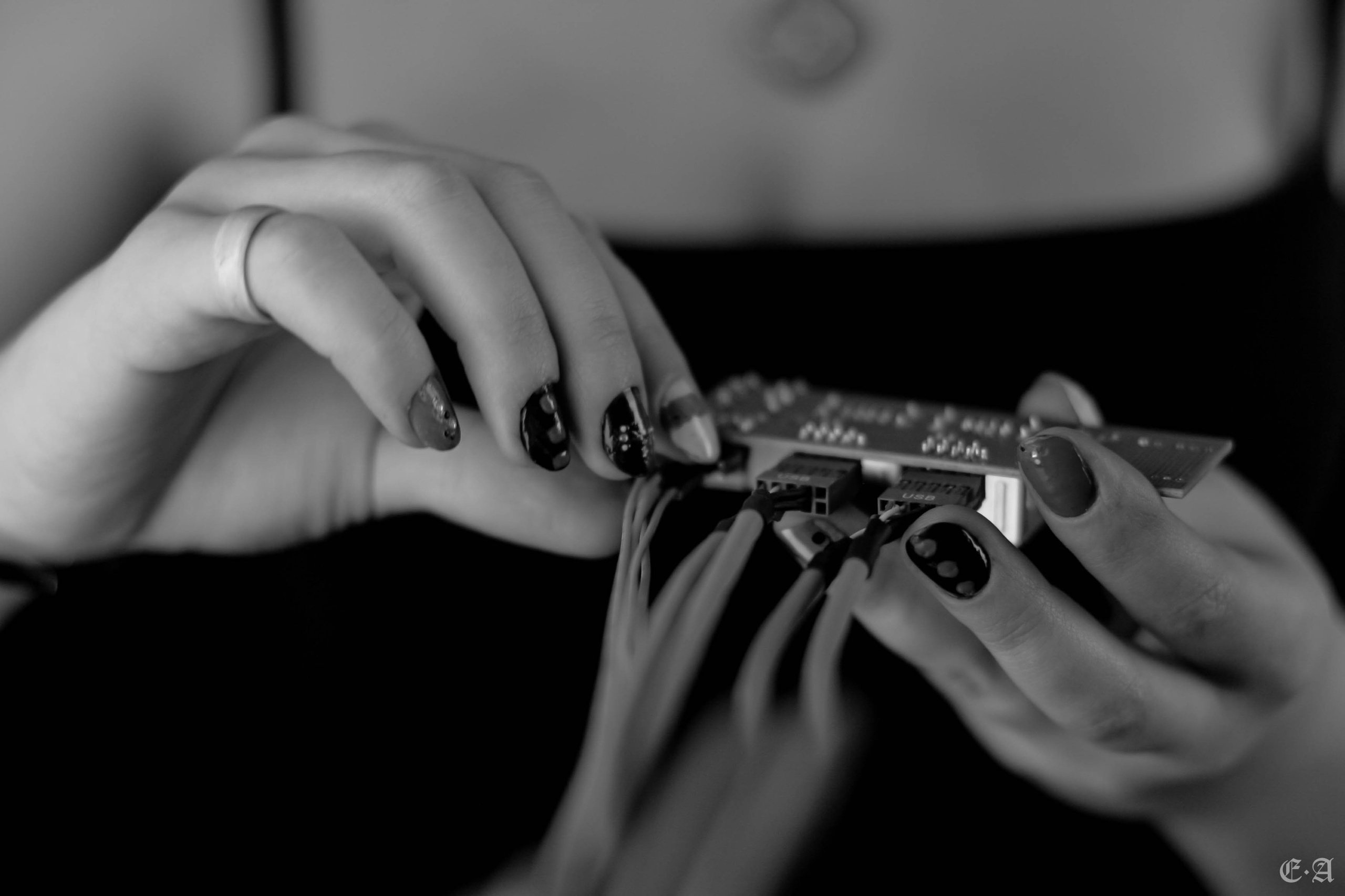 Девушка сисадмина. Фотограф Ellairen