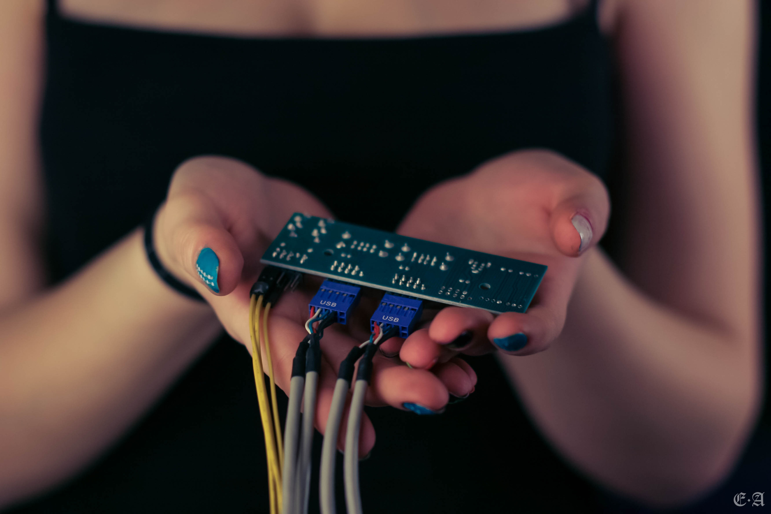 Девушка сисадмина. Фотограф Ellairen