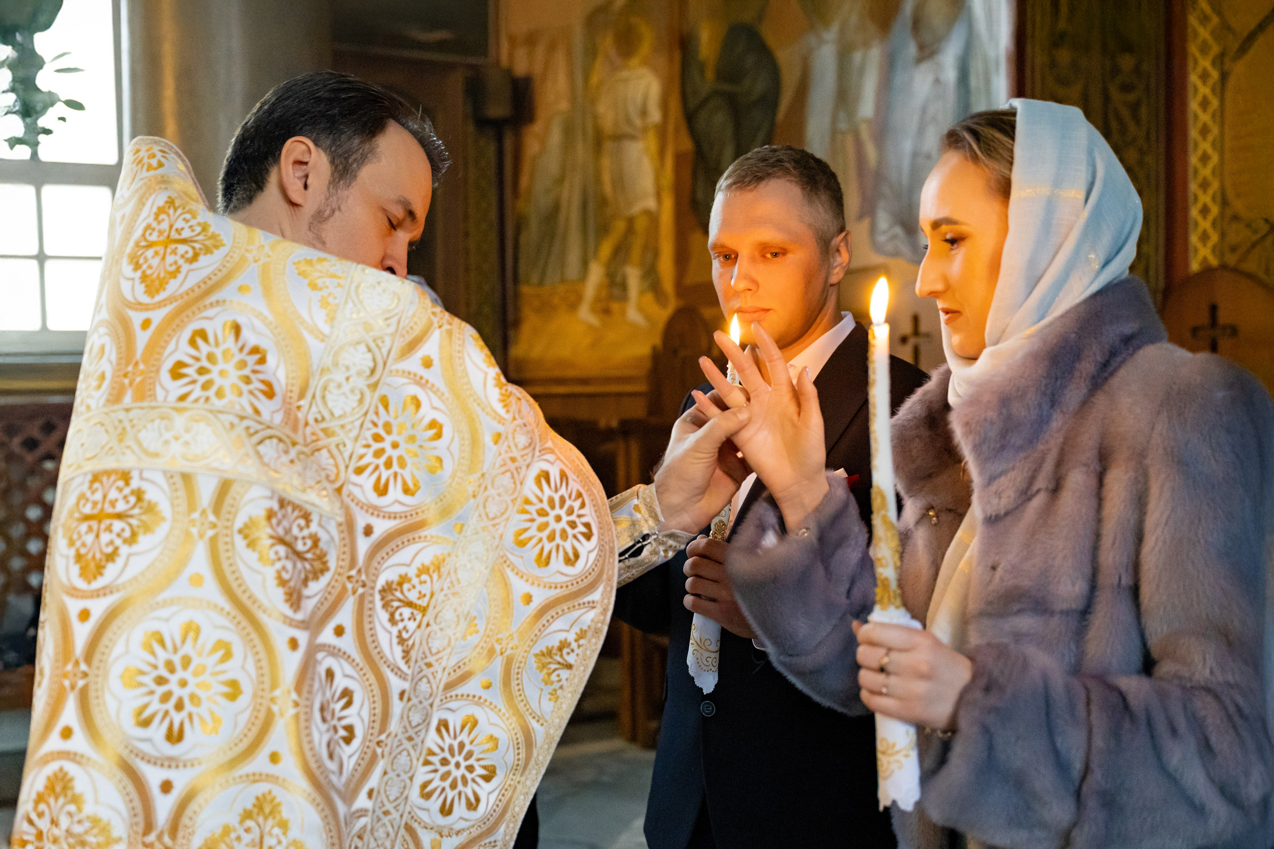 Венчание в Преображенском соборе. Фотограф Белгород