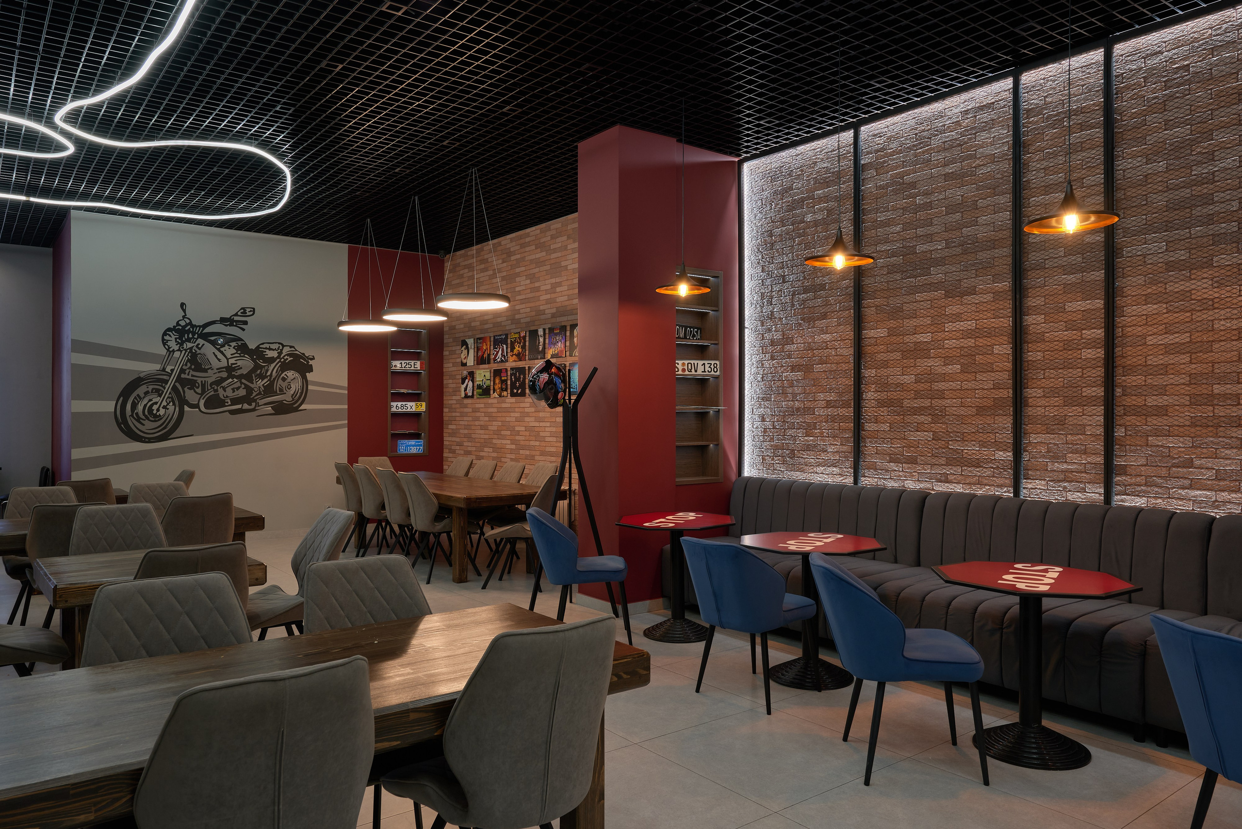 Кафе Мюнхен, Костанай (Казахстан). Абросимов Лев интерьерный и архитектурный фотограф