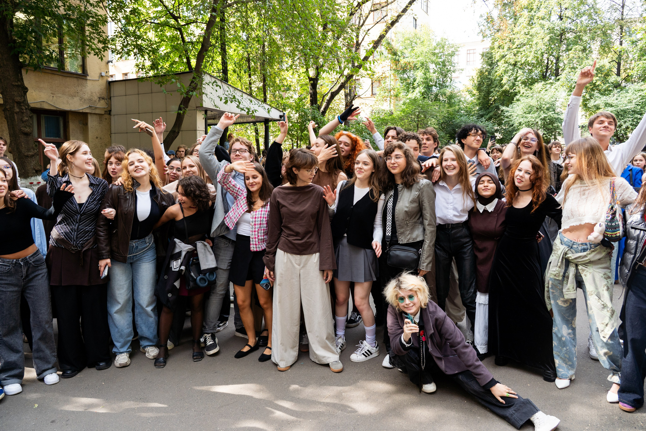 Посвящение в студенты в РГГУ. Репортажный фотограф в Москве Легкая Софья