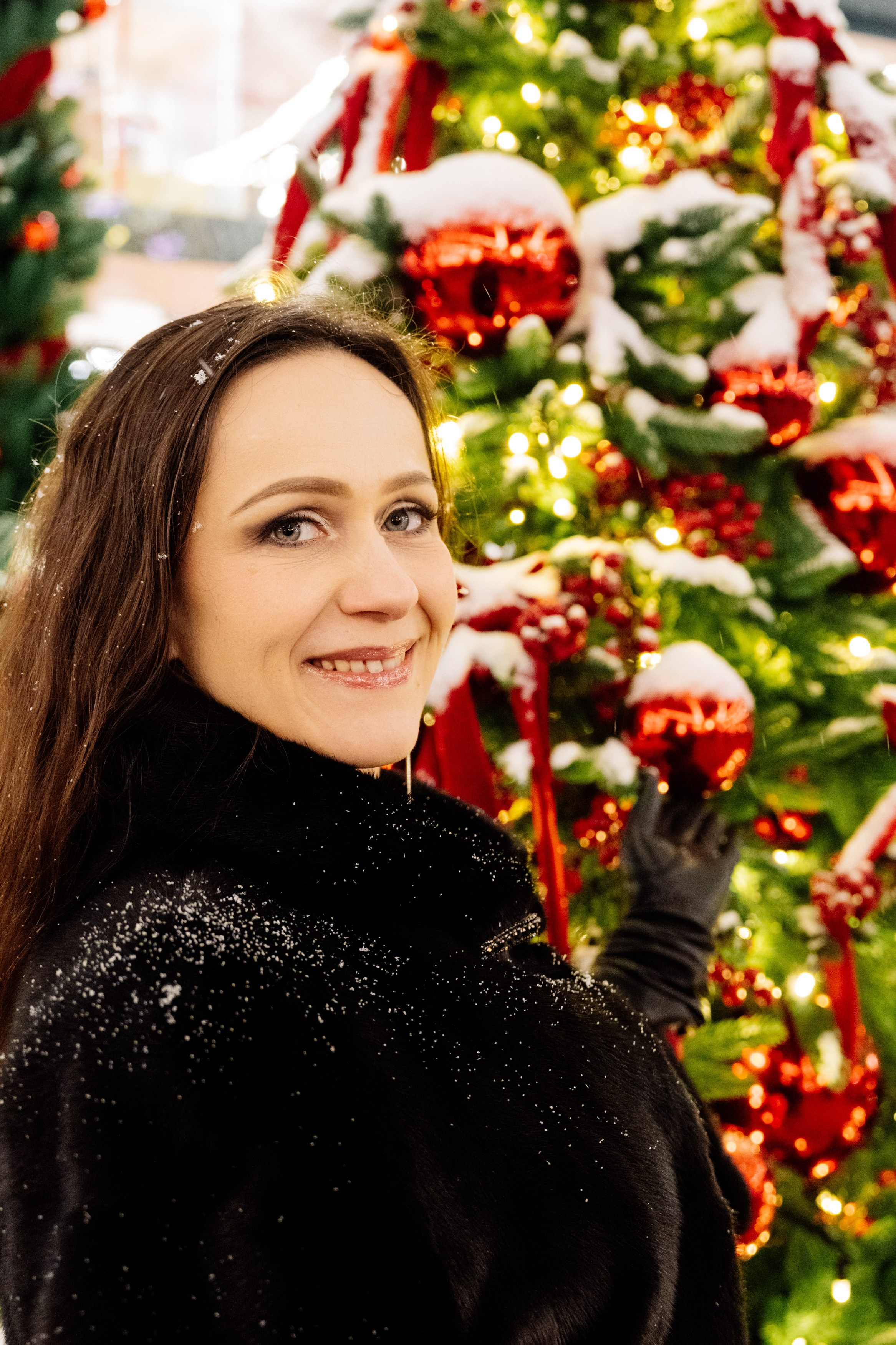 Новогодняя фото сессия Ксении в Москве от Александра Викторова