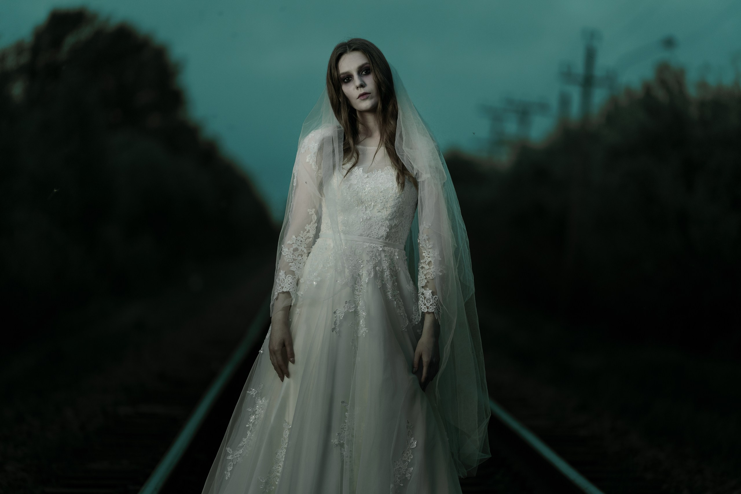 Мертвая Невеста (Екатерина). Фотограф Анатолий Багрецов г. Архангельск