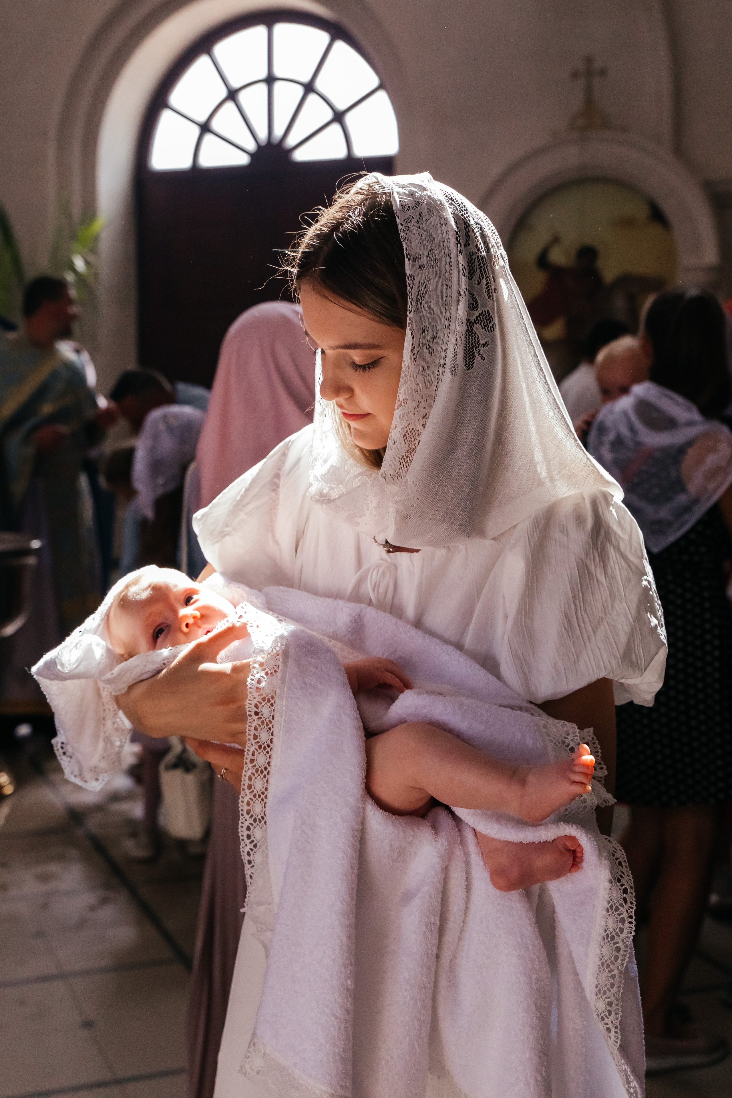 Крещение Мелании. Фотограф Амалия Ахмедова, Калининград