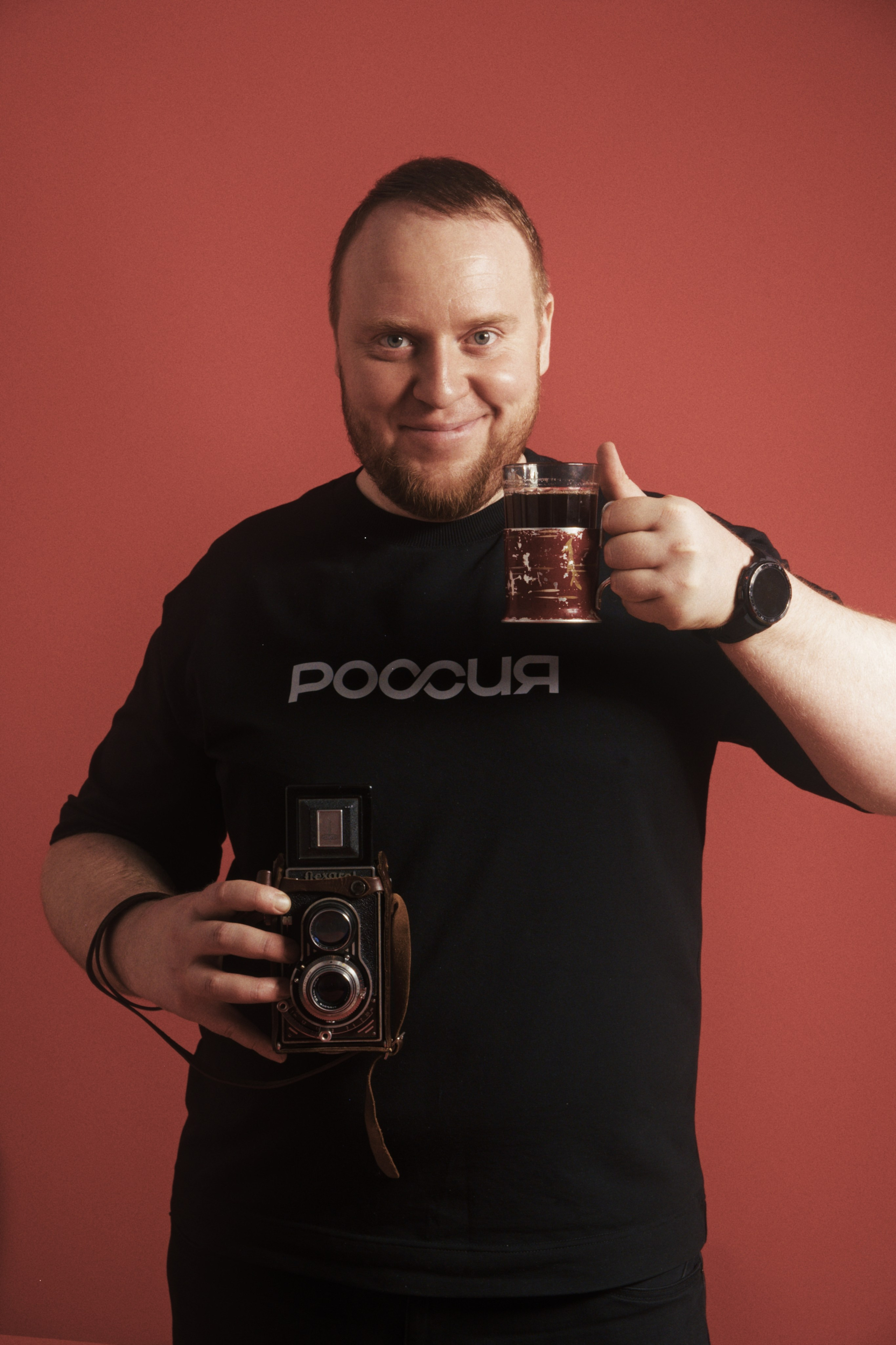 съемка мужского портрета на фотопленку