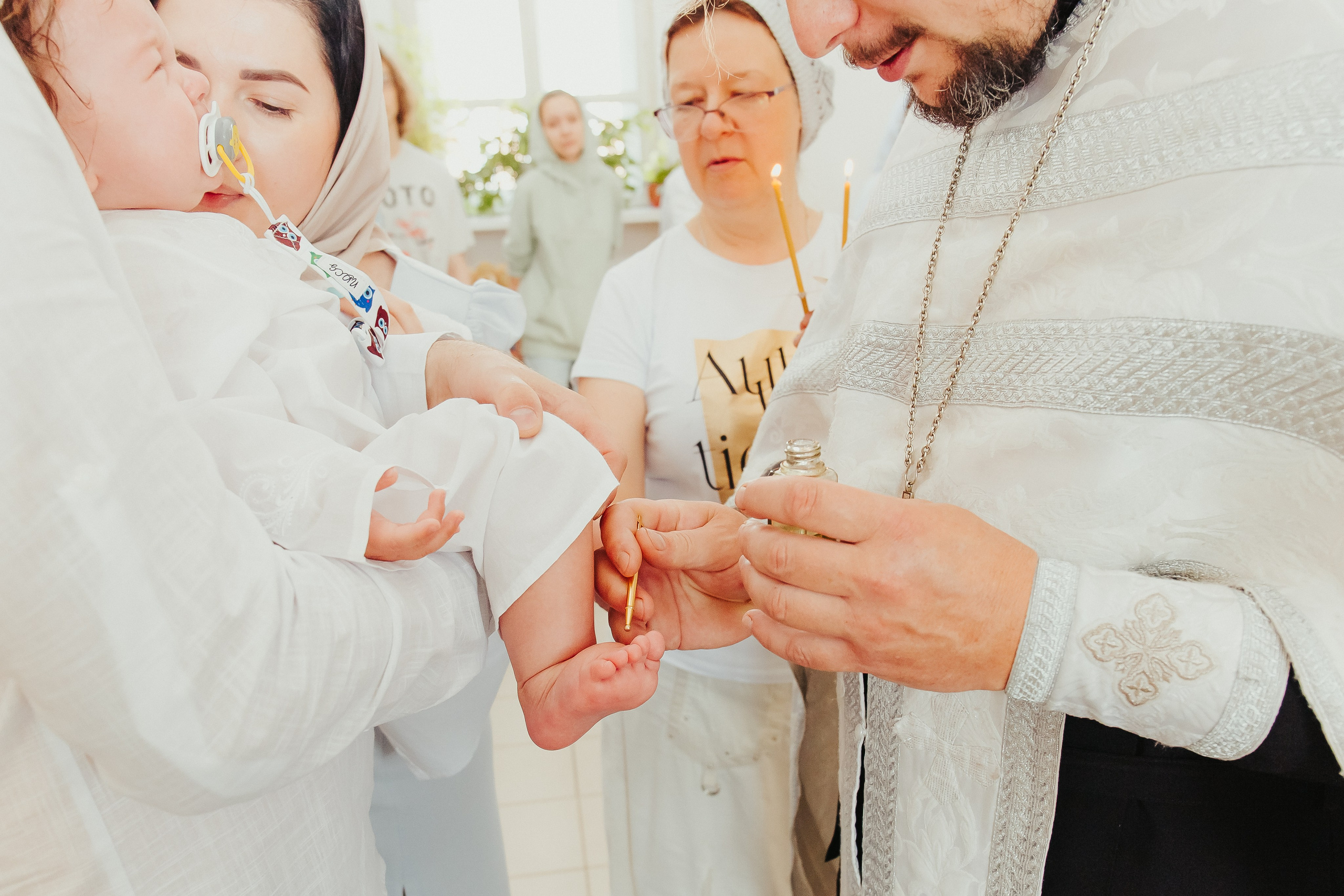 Фотосъемка Крещения ребенка. Фотограф новорожденных и детский в Сергиевом Посаде Кругликова Юлия