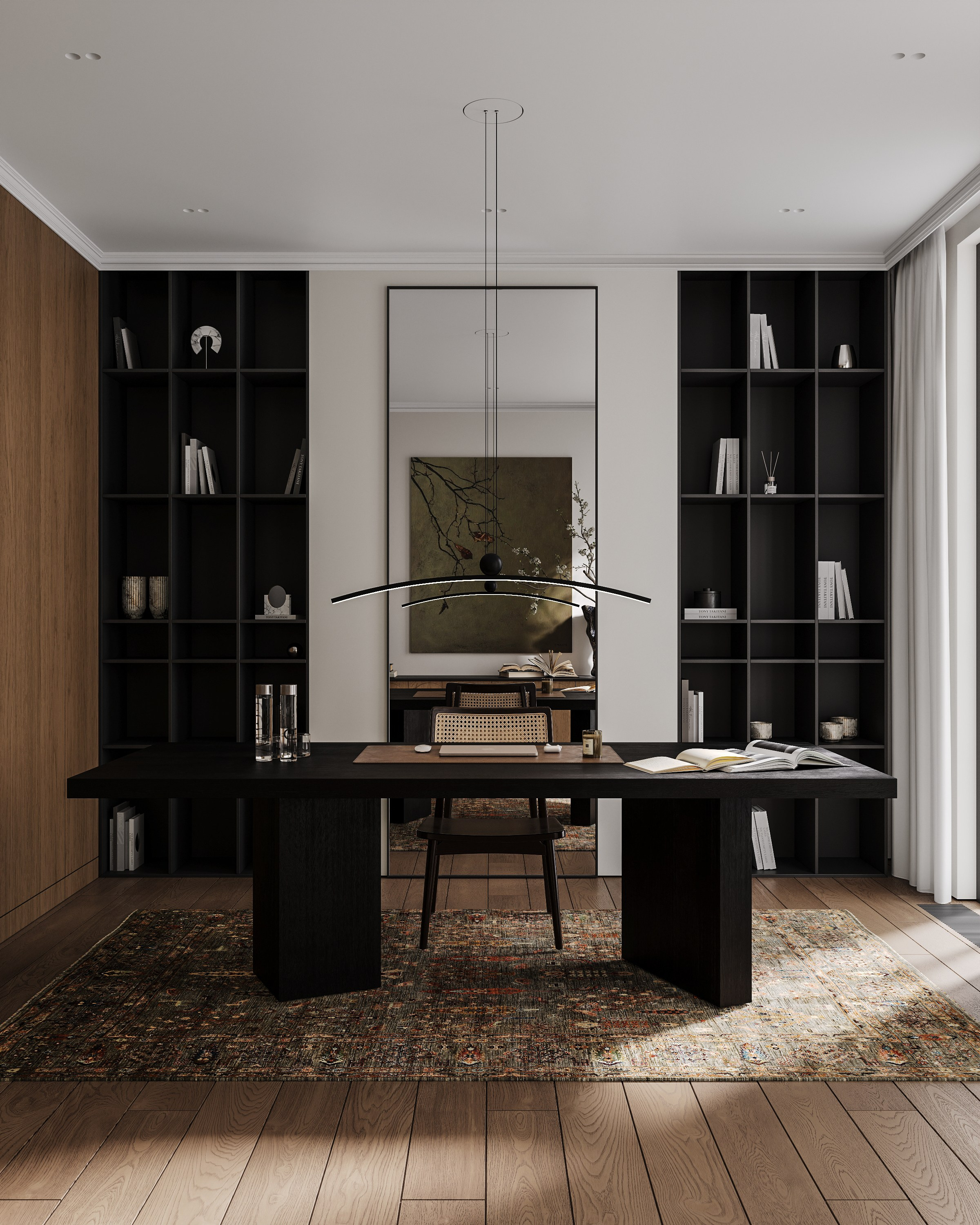 Кабинет. 3D визуализатор интерьеров