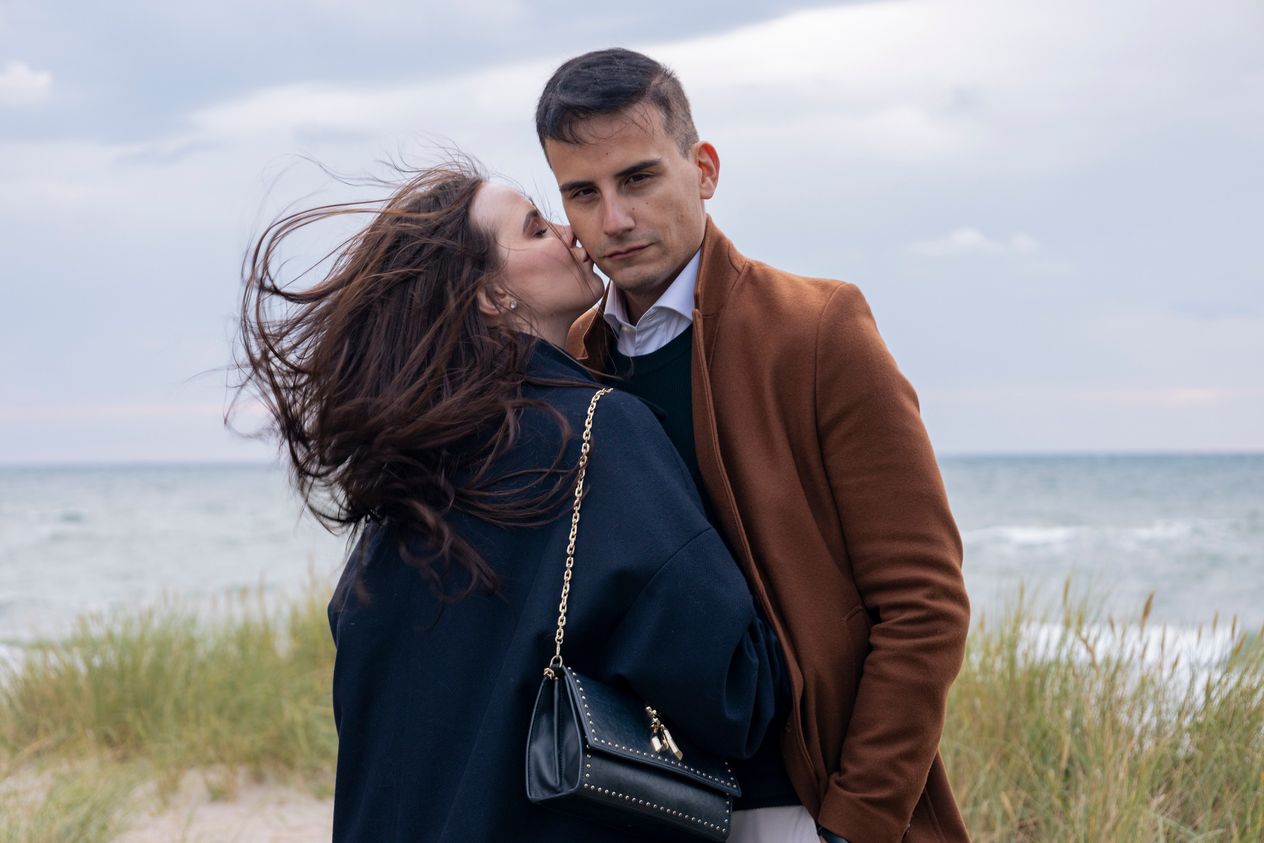 Love story на море осенью. Фотограф Анастасия Горлач в Калининграде