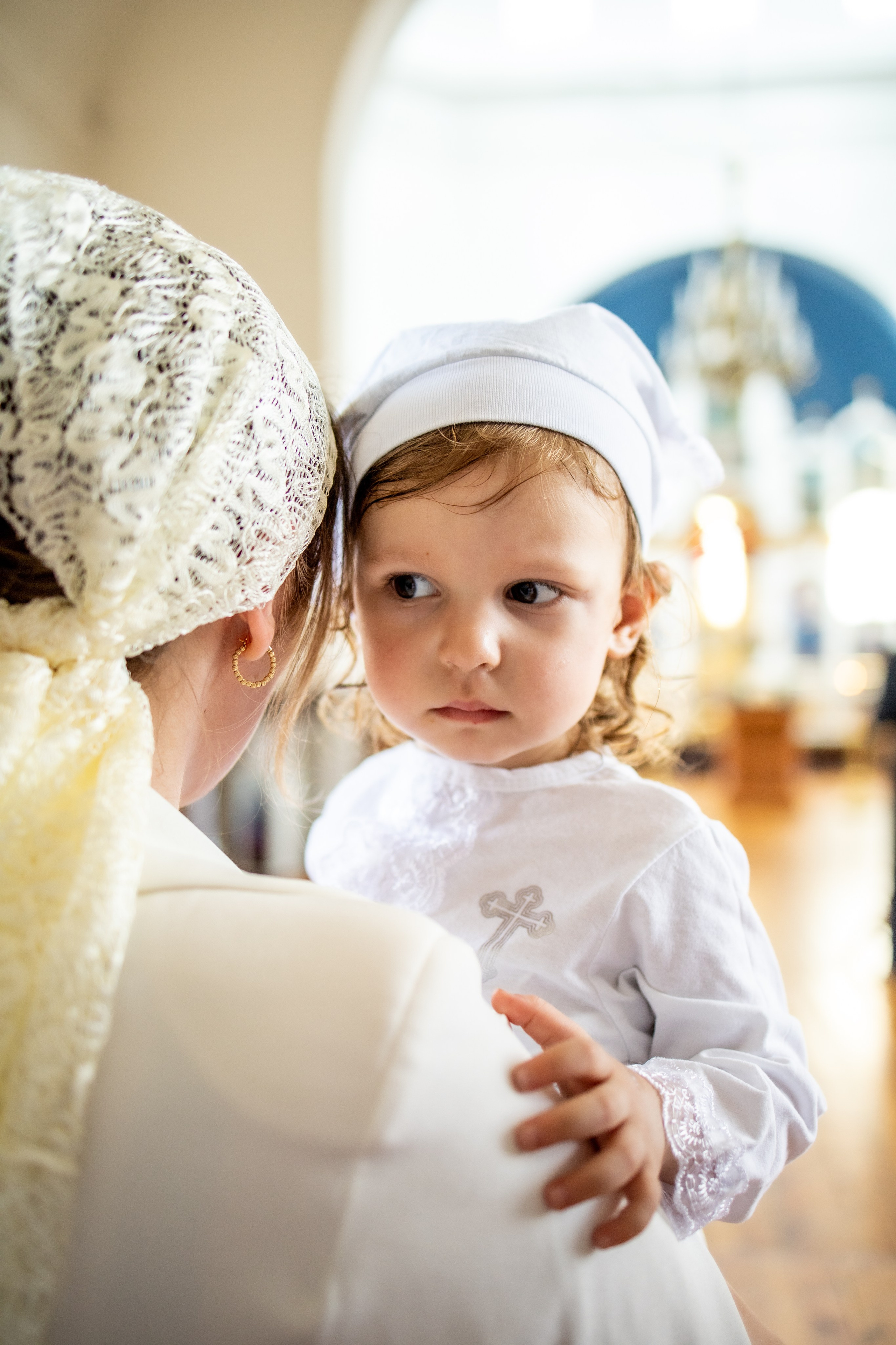 Таинство Крещения Евы, Арины и Дарьи. Фотограф Надежда Лукьянова