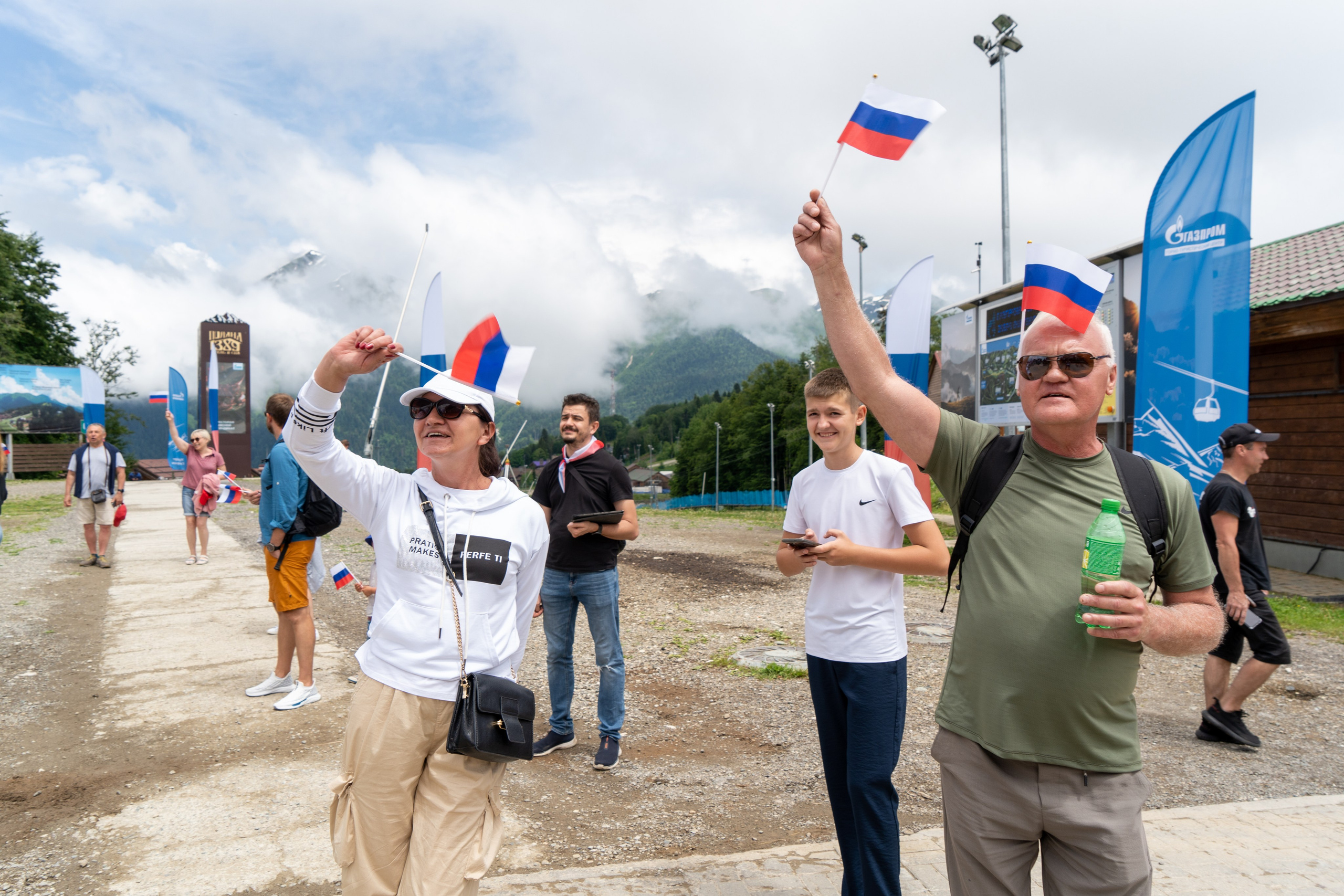День России на курорте Газпром 2023. Репортажный фотограф в Красной Поляне и Сочи Павлюченко Екатерина