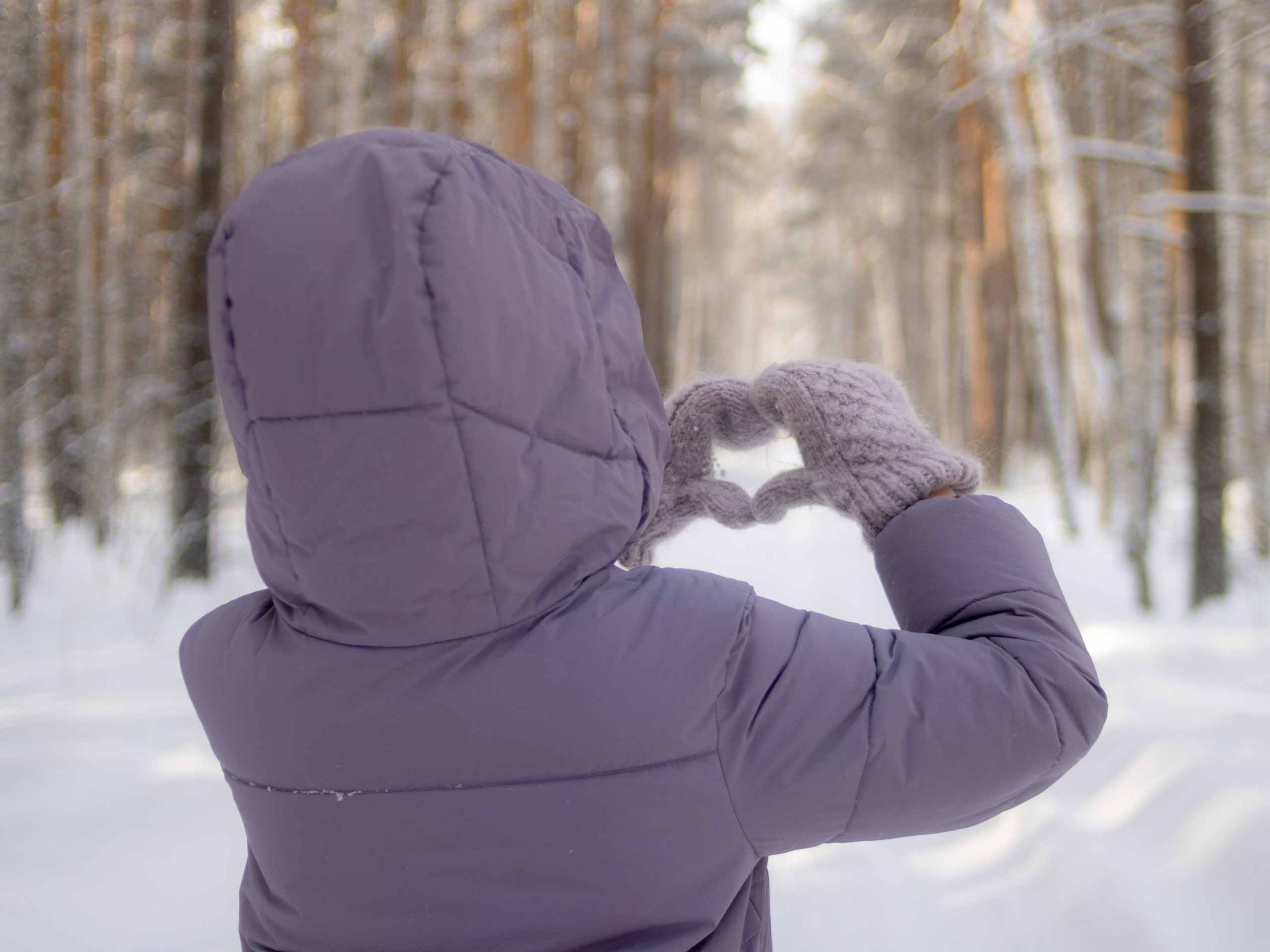 Диана в зимнем лесу. Семейный и детский фотограф в Екатеринбурге