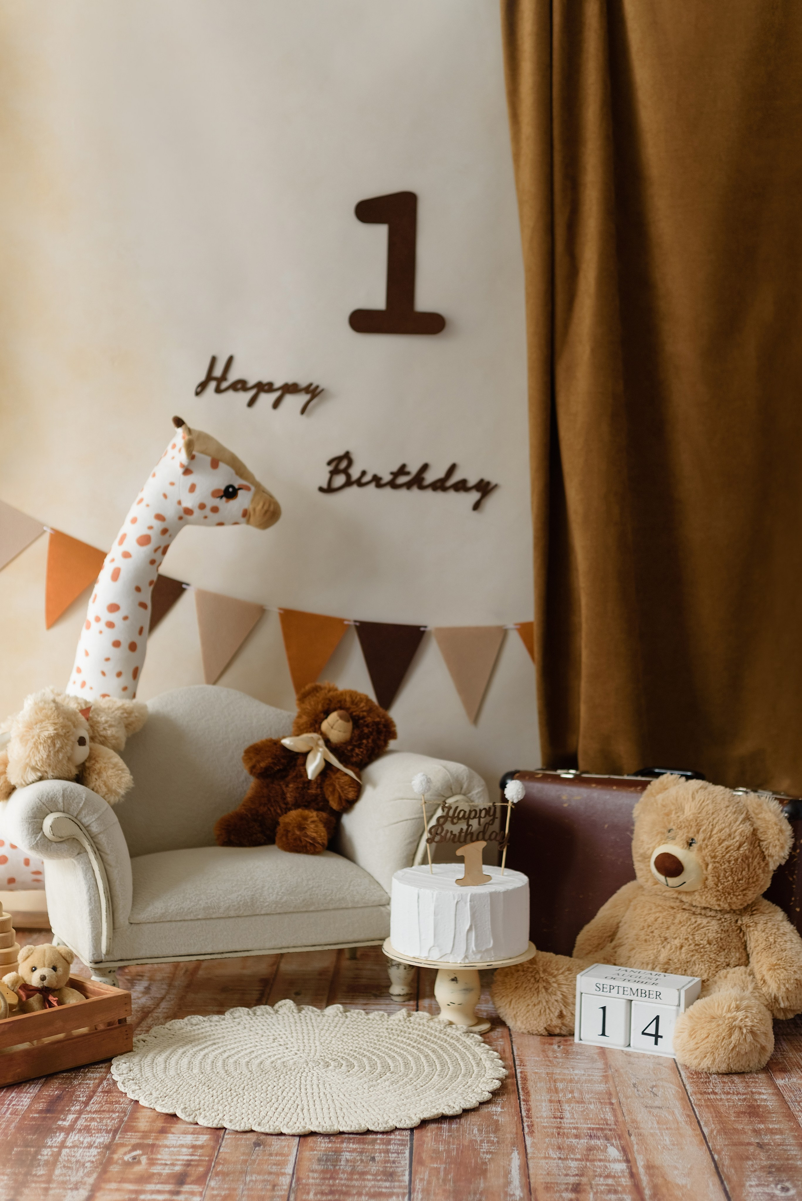 Фотозона «Мишка». Детский Фотограф |Фотограф на годик в Брянске Ирина Романова