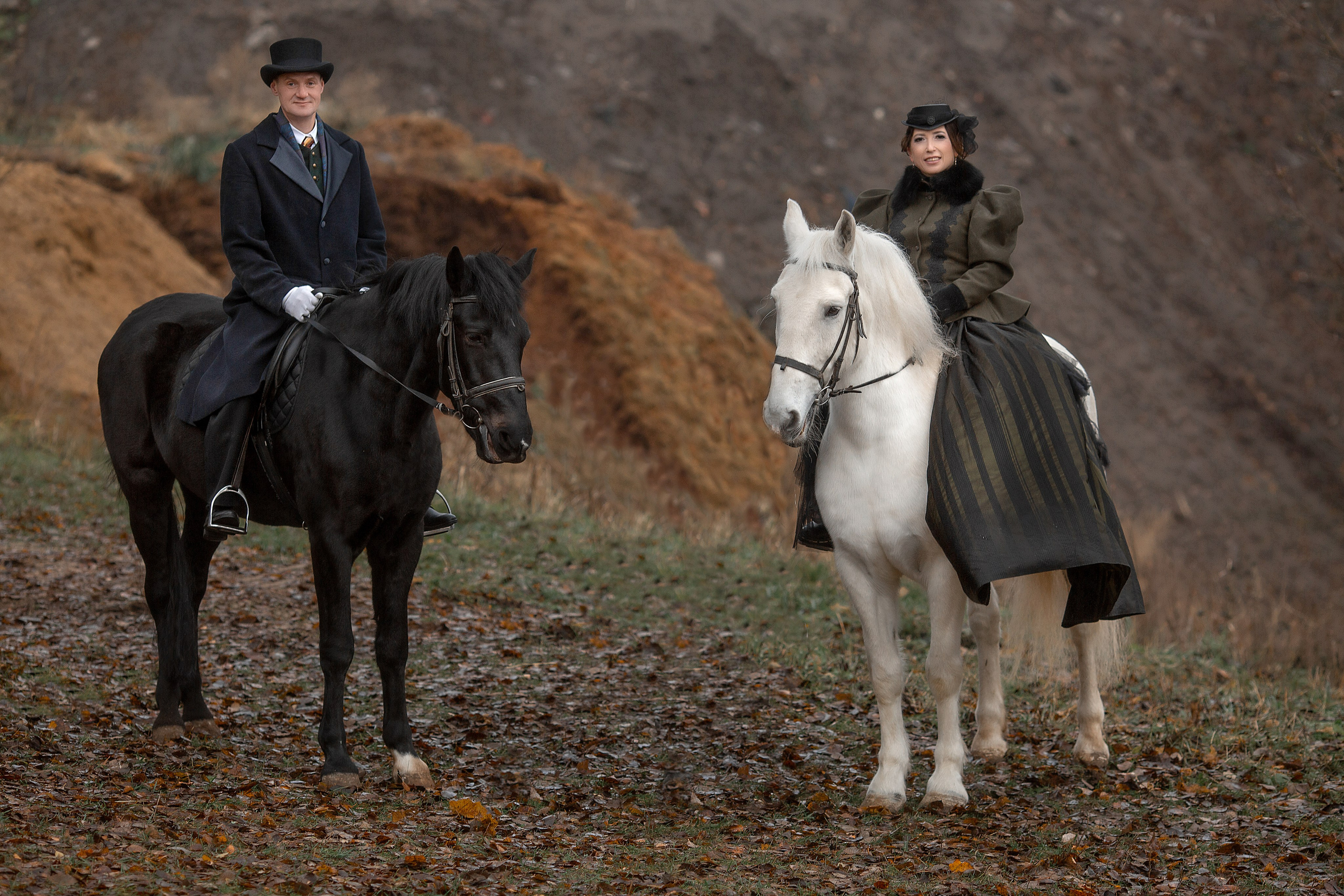 Оксана и Михаил. Фотосессия с лошадьми в Нижнем Новгороде