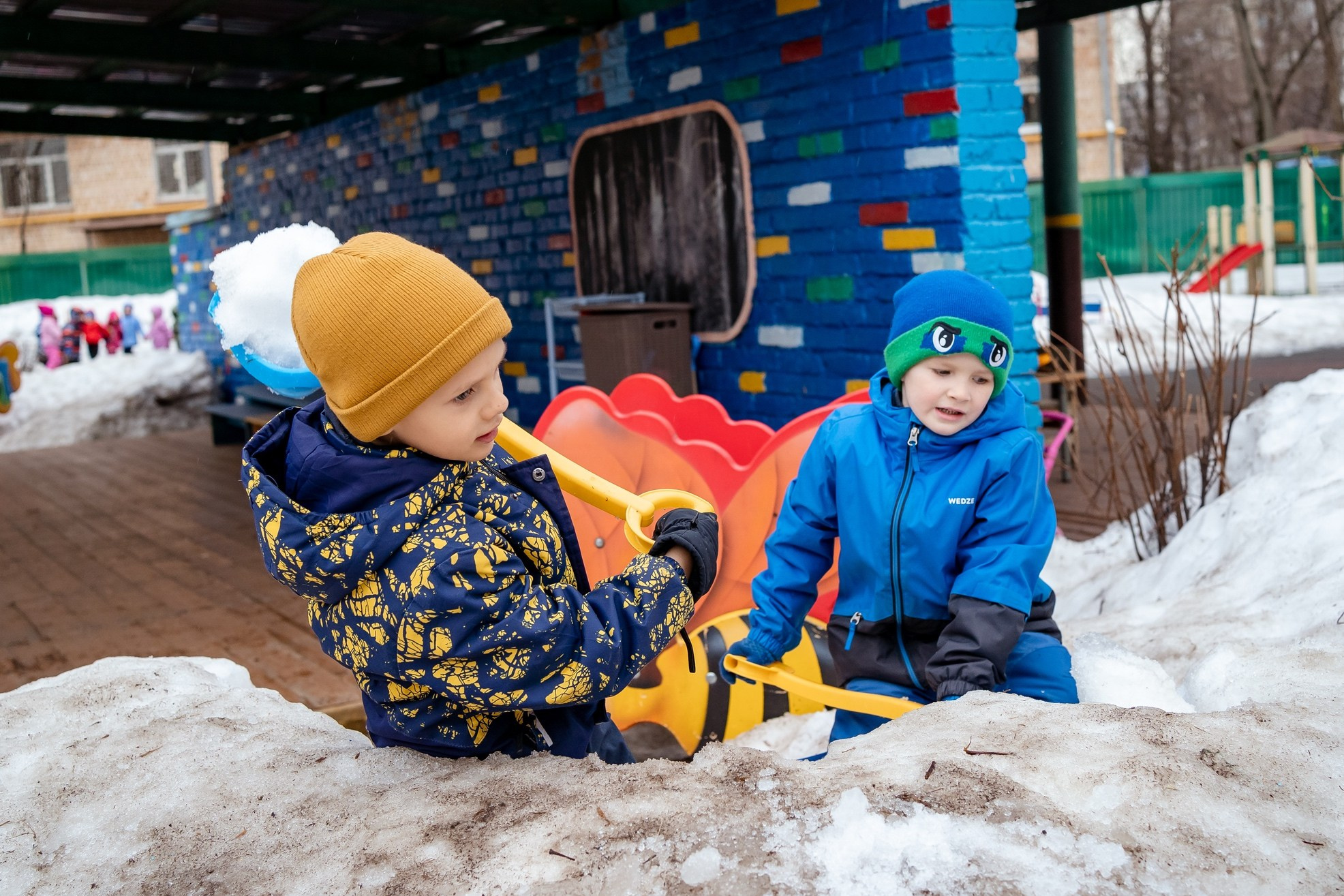Детский садик. Семейный фотограф Варвара Сорока в городе Москве