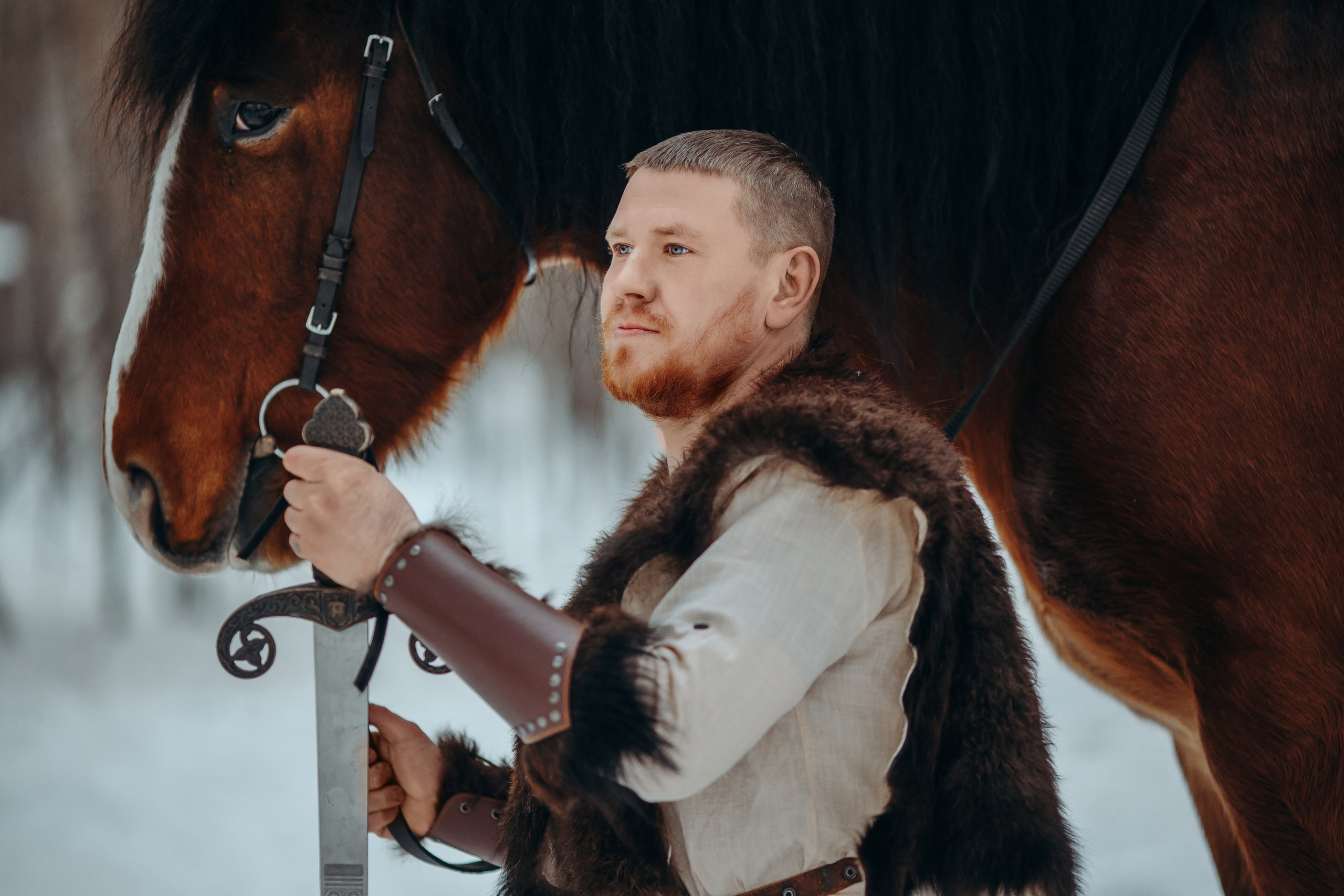 Викинги. Анна Молчанова конный фотограф в Тюмени | фотосессии с лошадьми Тюмень