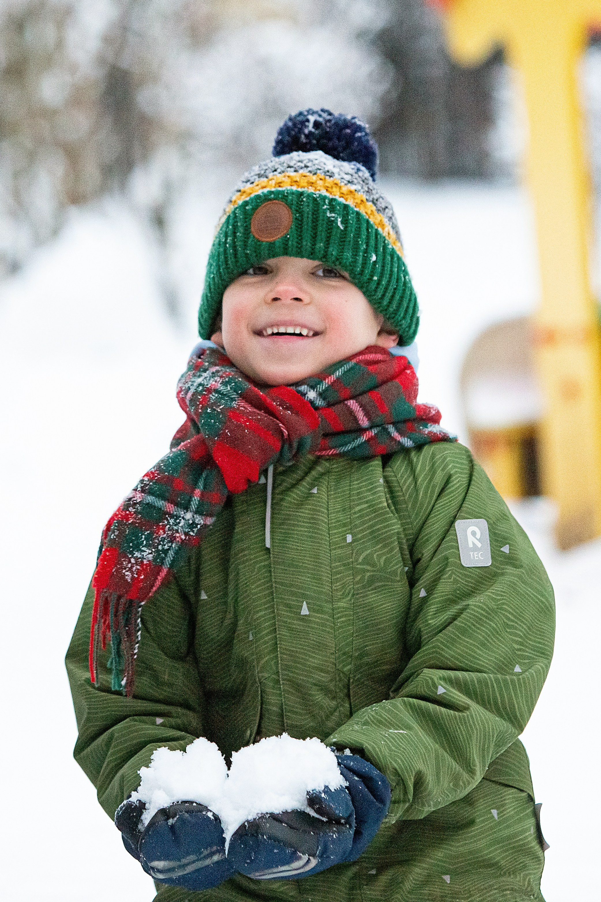 Зима в детском саду. Свадебный, семейный, детский фотограф в Санкт-Петербурге