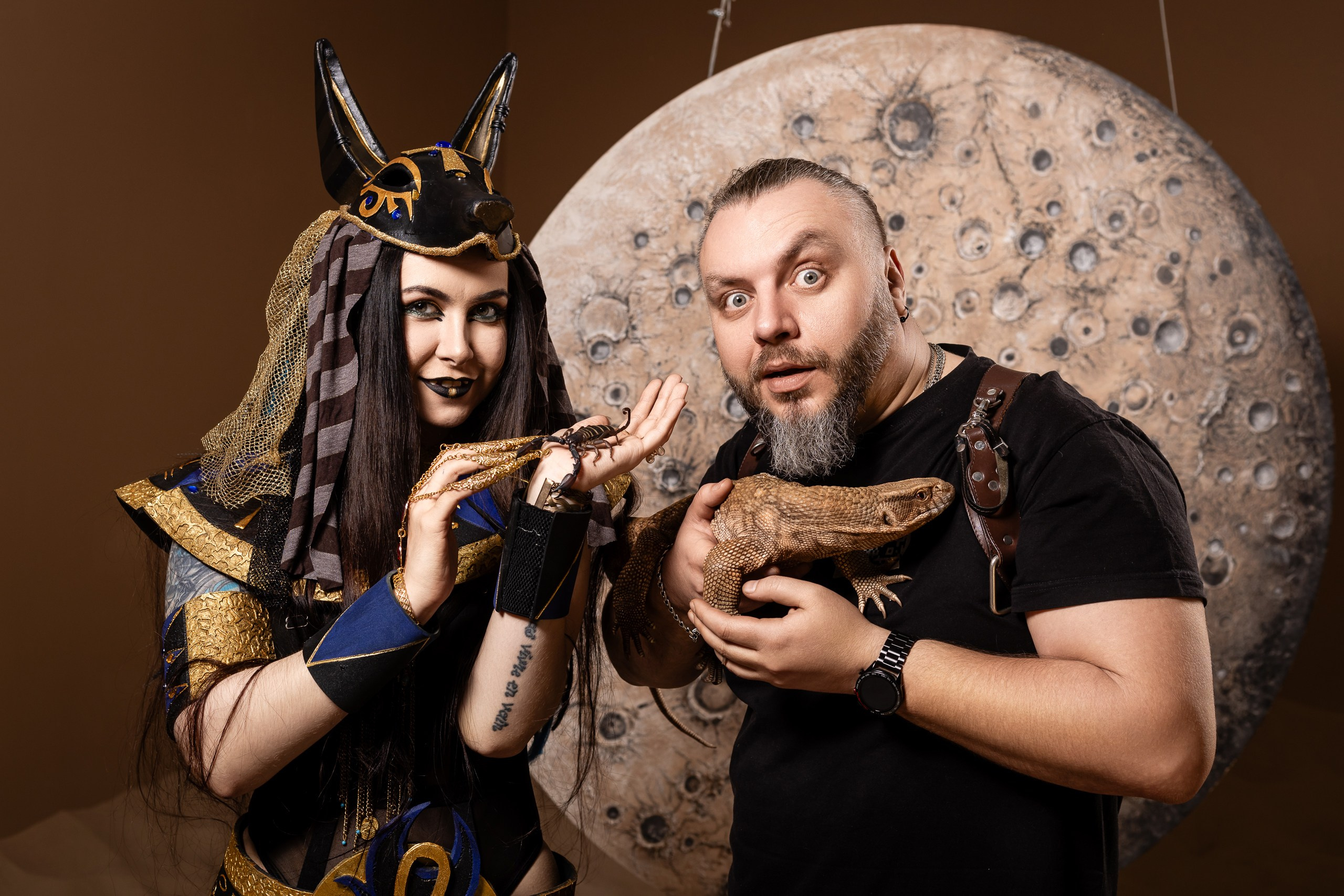 Фотосессия с ящерицами и скорпионами в Восточном стиле. Фотограф в Санкт-Петербурге — Сергей Петров