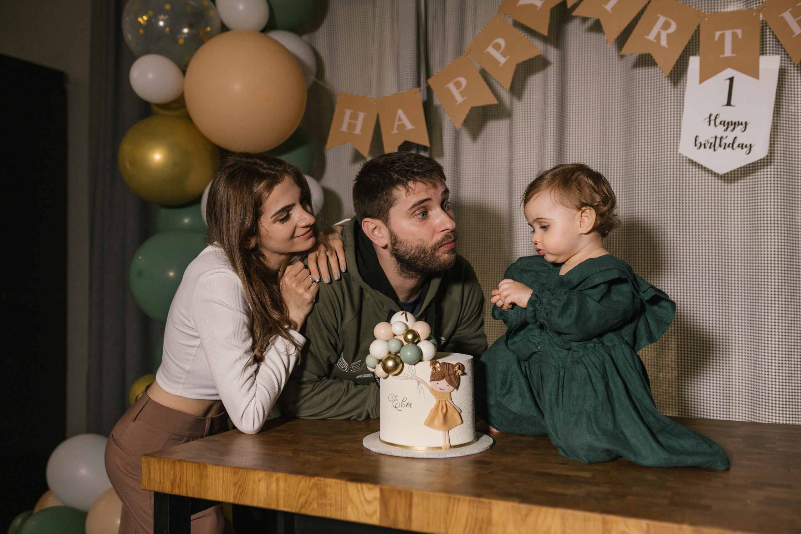 День рождения Евы. Семейный фотограф в г. Ростову-на-Дону Козлова Евгения