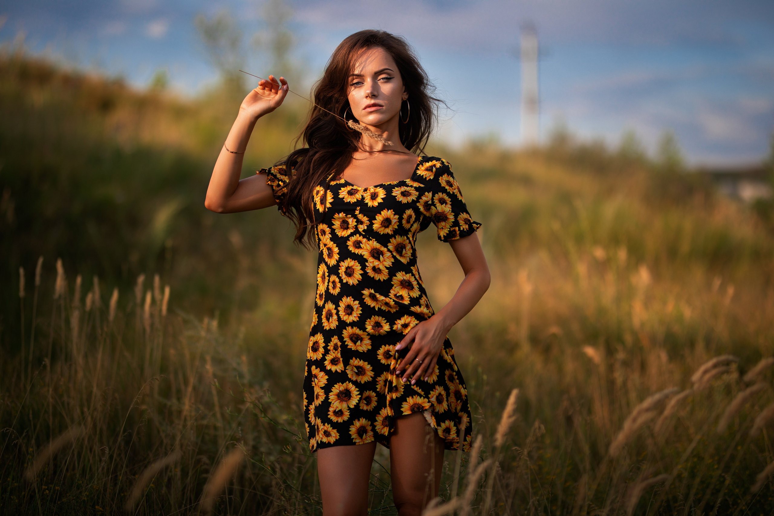 Летняя съемка с Екатериной на природе в парке Белый Колодец в формате для «себя»