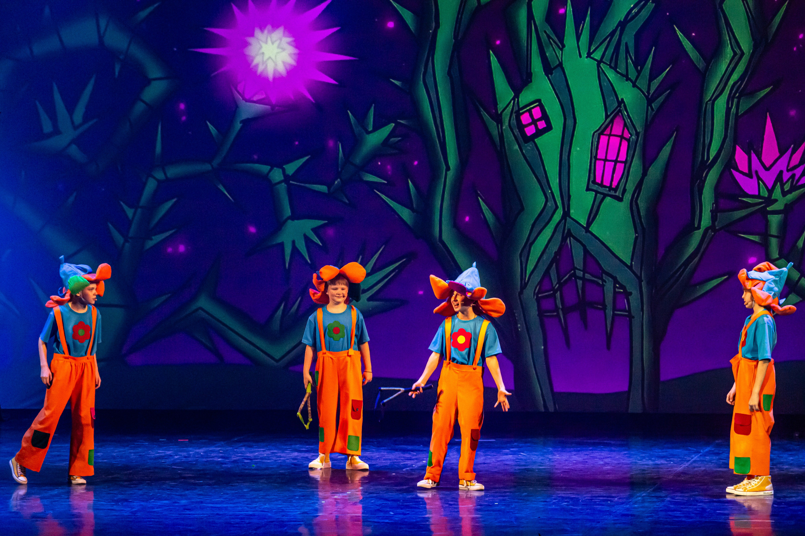 Мюзикл «Незнайка в царстве малюток» премьера Сочи солнышки и Сочи Соло. Фотограф в Сочи Юрий Шептаев