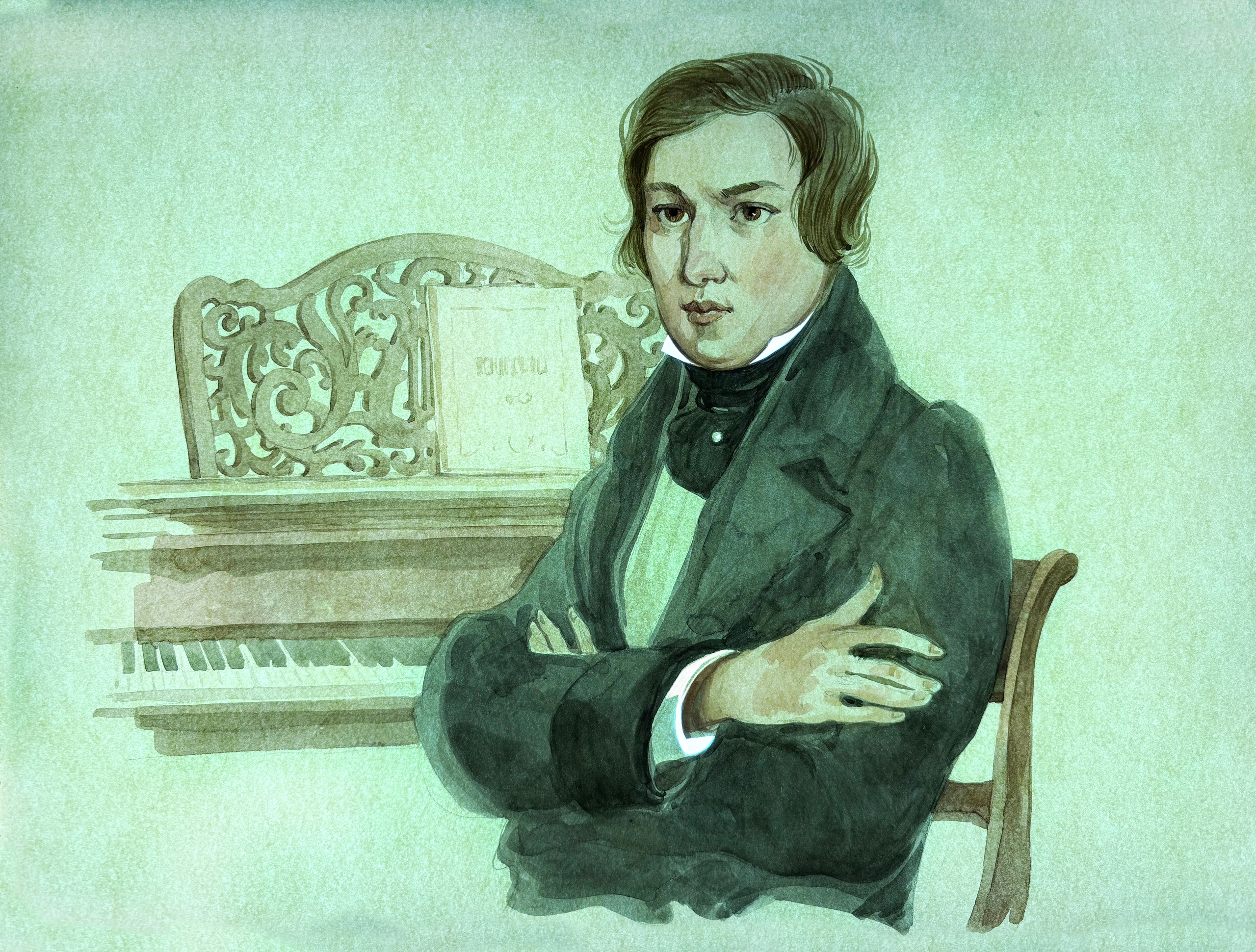 Шуман. Artist Anna Khopta. Oil and Acrylic Paintings. Moscow